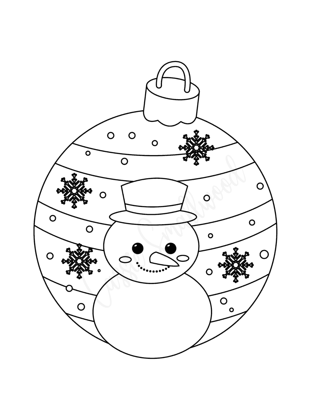 Cute Printable Christmas Ornaments Cassie Smallwood