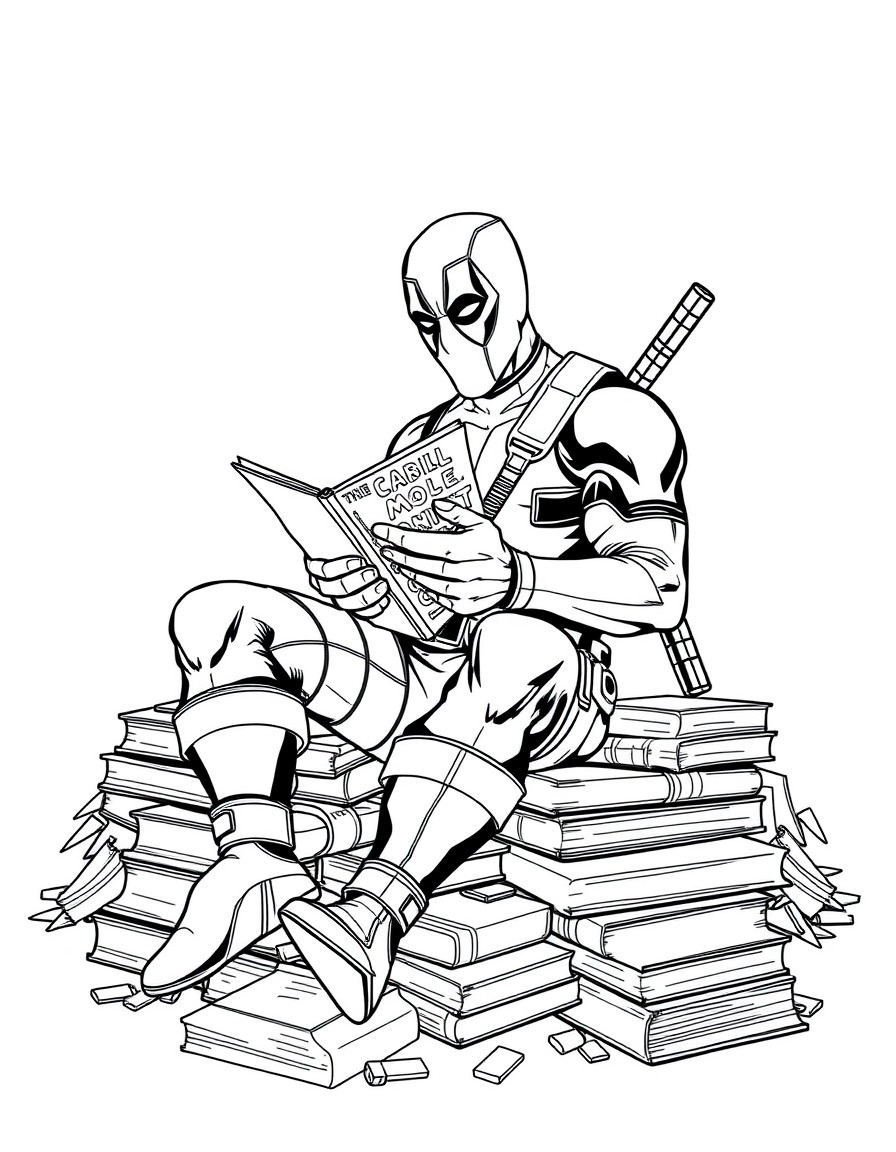 Deadpool And Wolverine Coloring Pages Cool Coloring Pages
