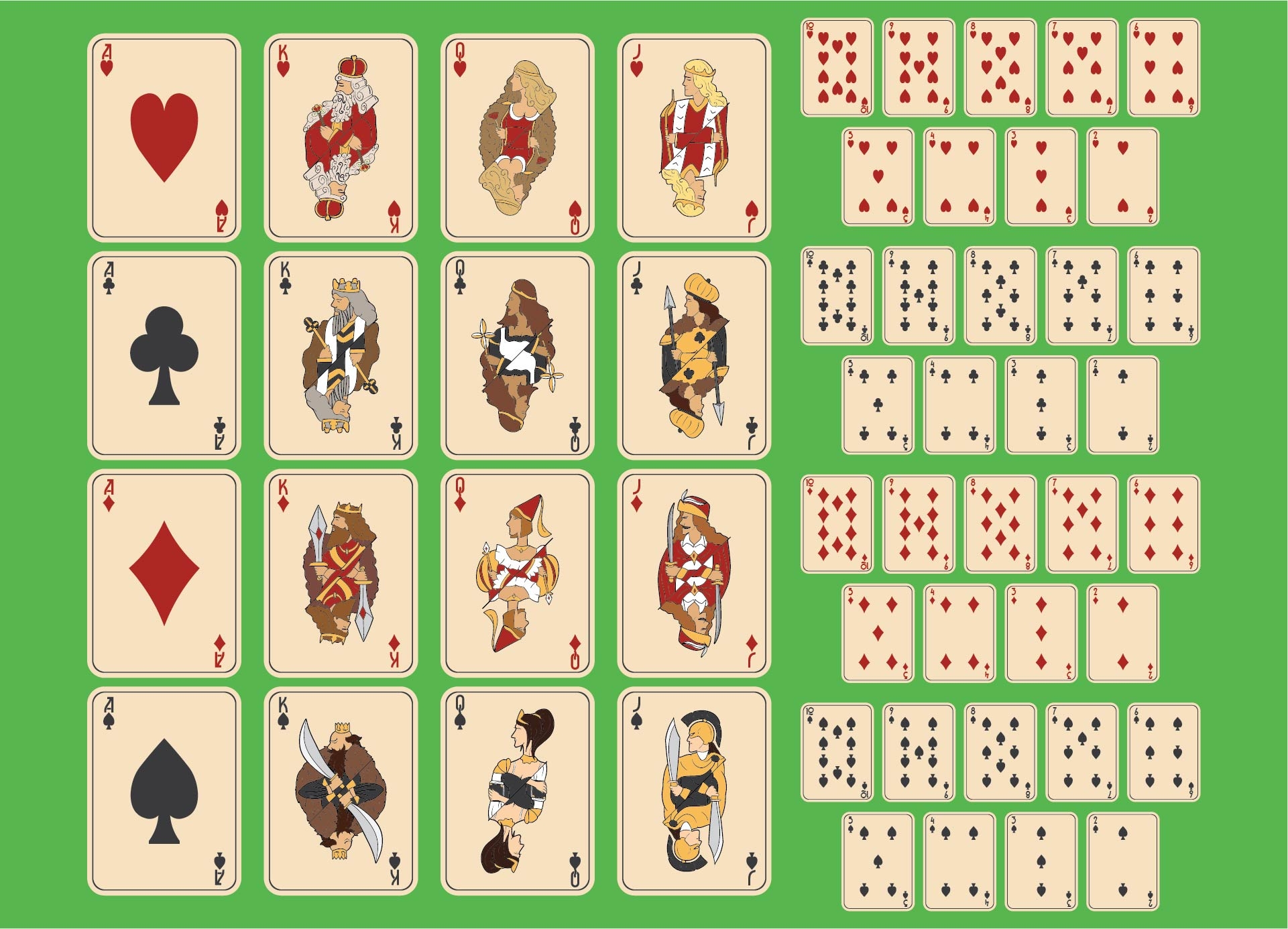 Deck Of Cards 10 Free PDF Printables Printablee