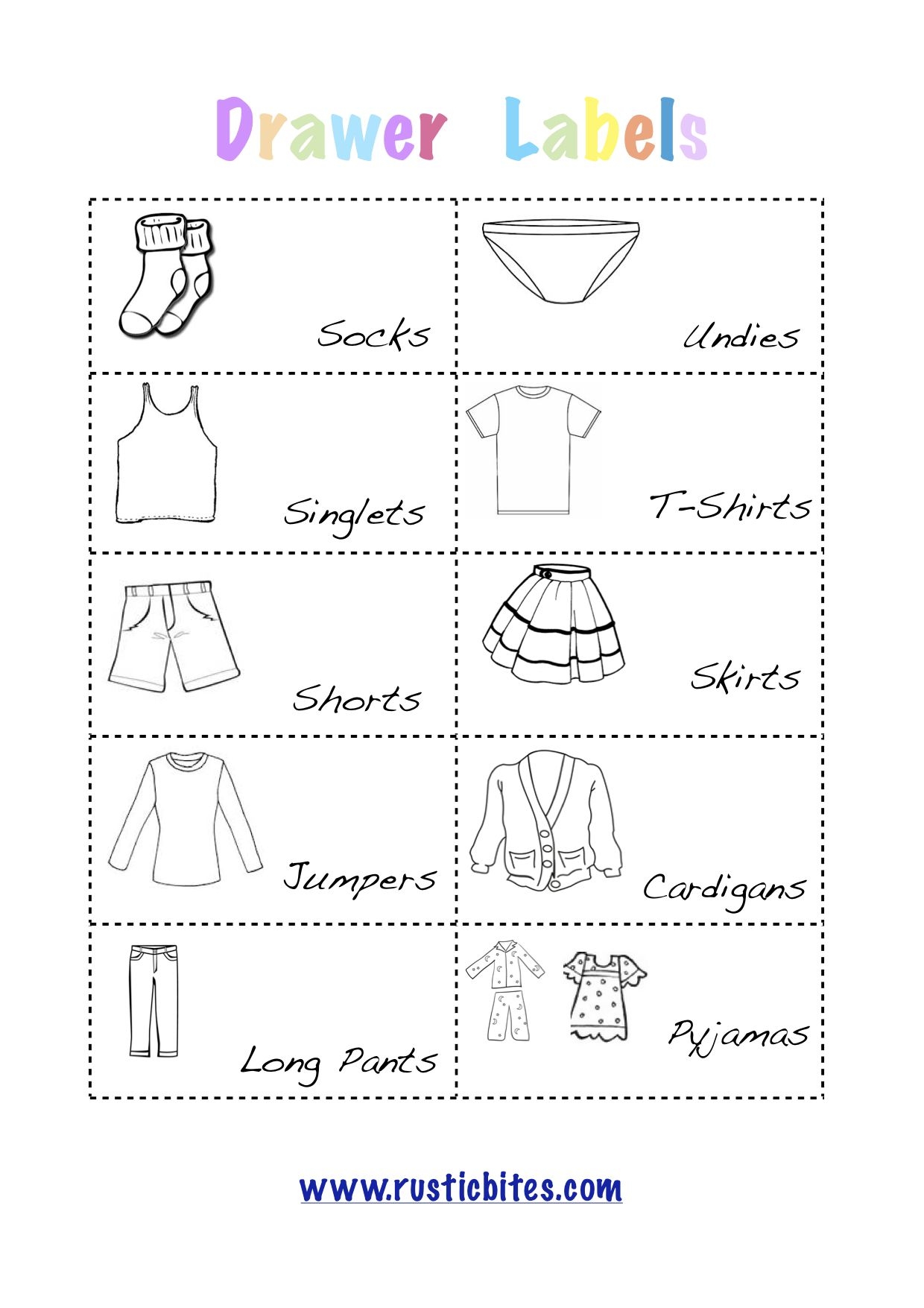 Discover 10 Dresser Organizer And Drawer Labels Ideas On This Pinterest Board Organizing Labels Kids Clothes Organization Organization Kids And More