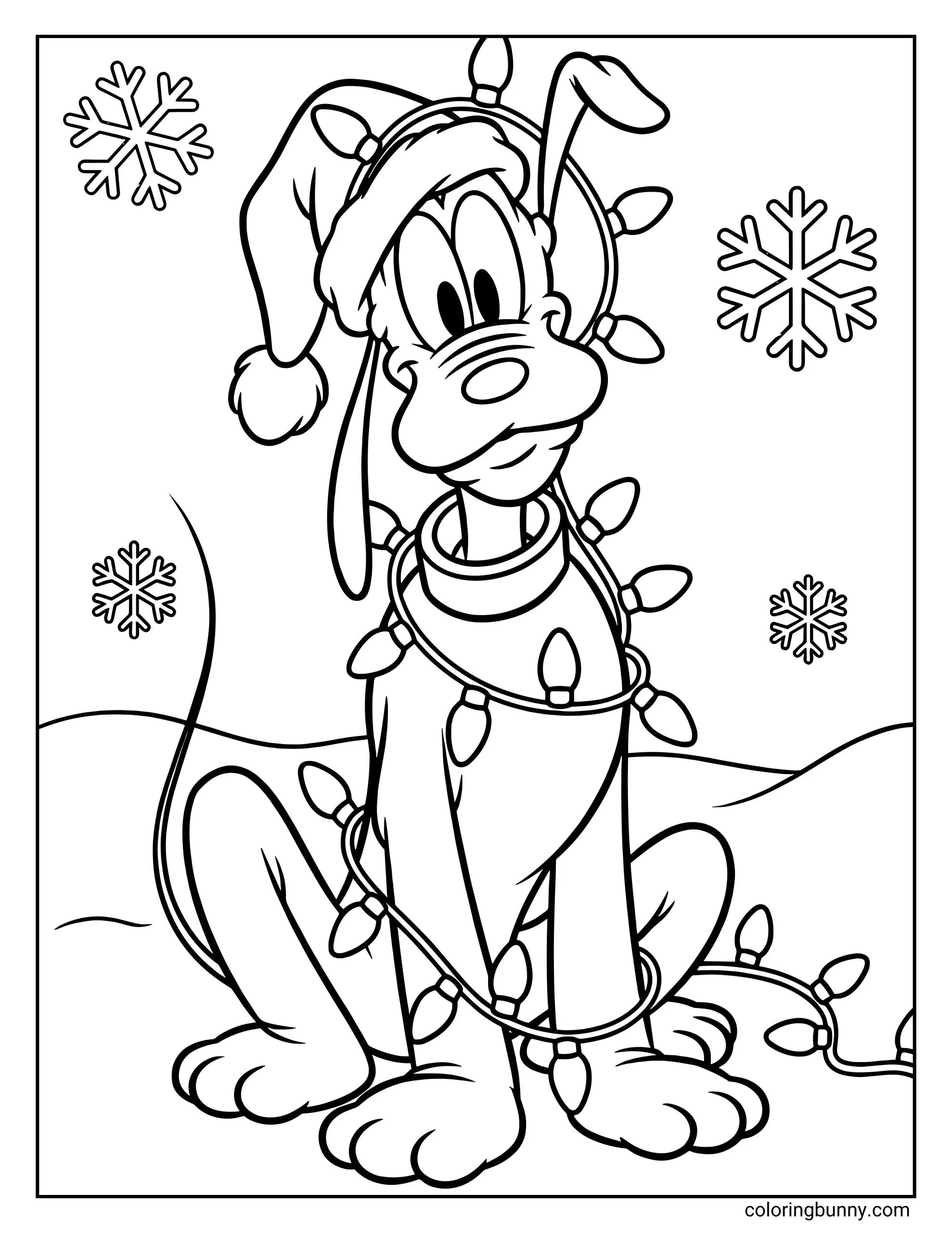Disney Christmas Coloring Pages 30 Free Printable PDFs 