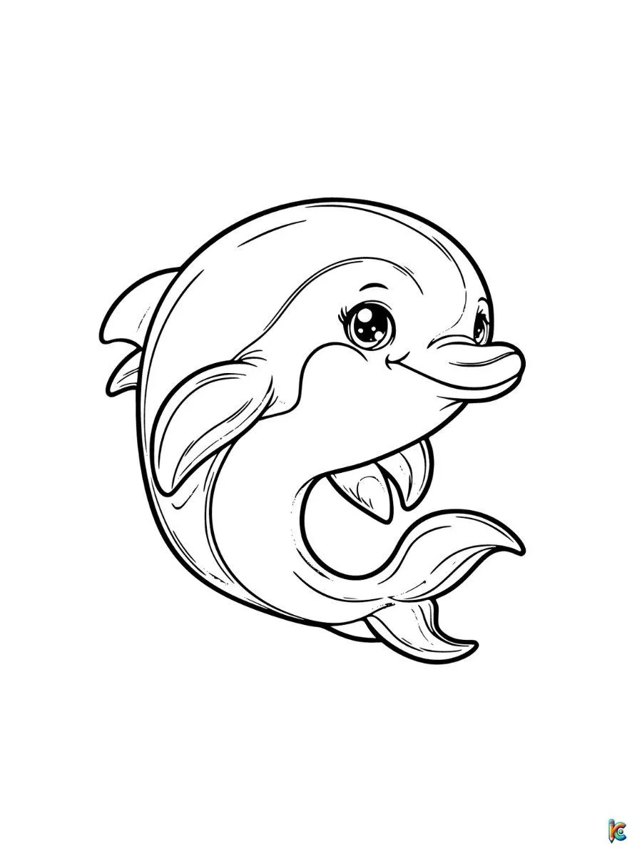 Dive Into Creativity With Dolphin Coloring Pages Free Printable Sheets For Kids U coloringpageskc