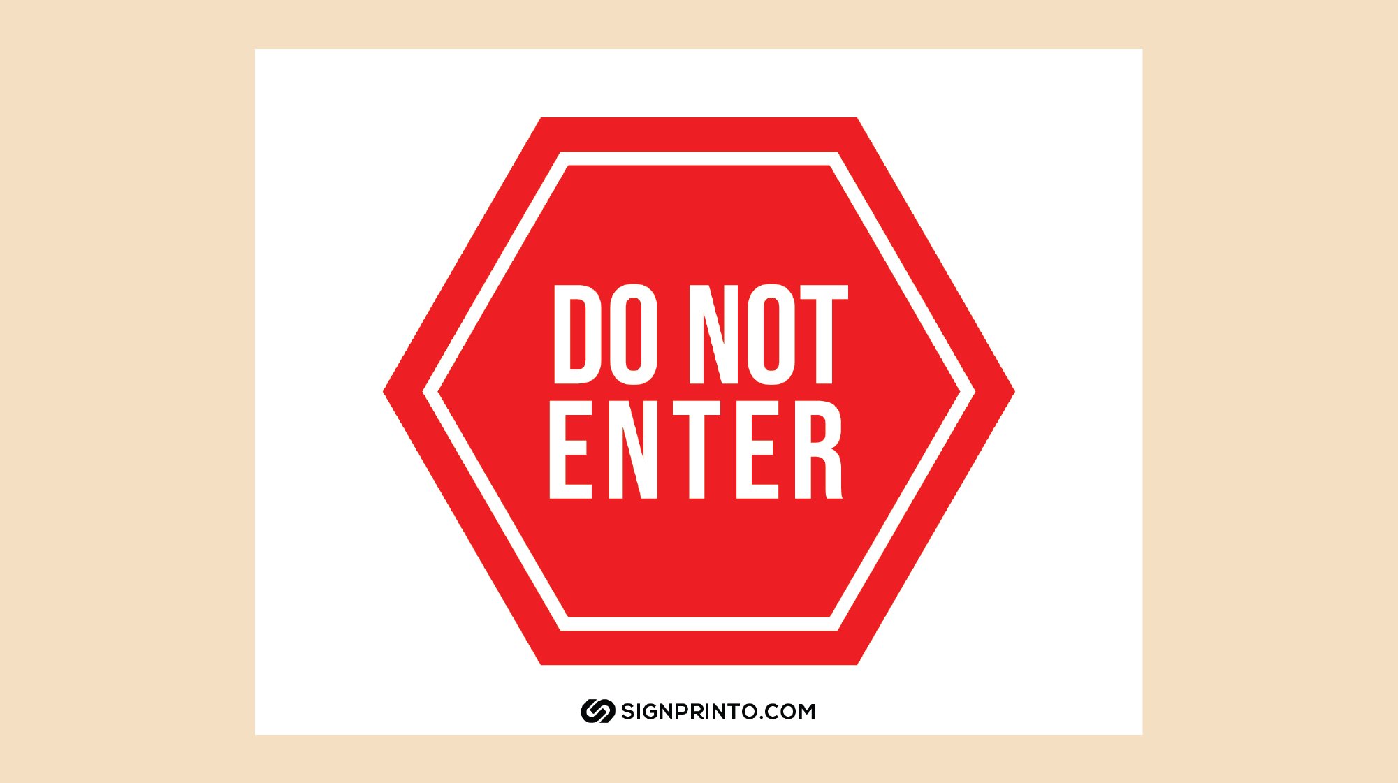 Do Not Enter Sign Red And Yellow Download Free Printable PDF