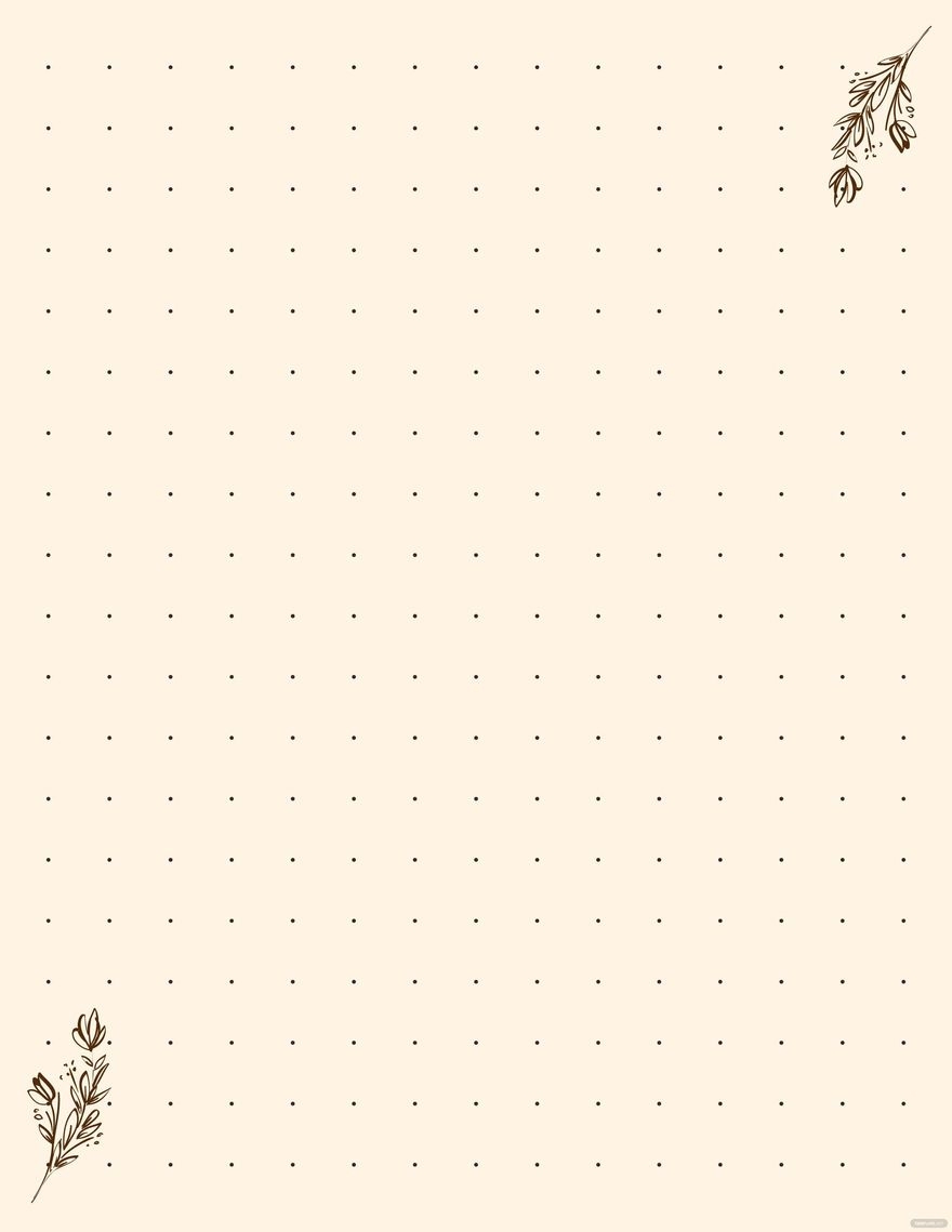 Dot Grid Notebook Paper Template In Illustrator Word Pages PSD PDF Google Docs Download Template