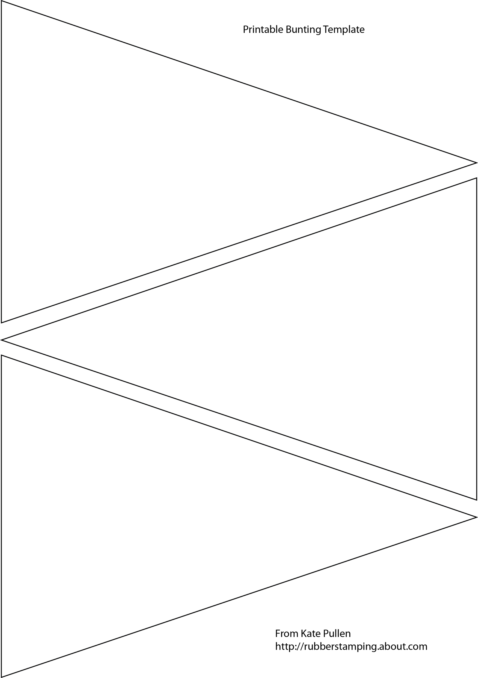 Download HD Best Photos Of Free Printable Bunting Banner Template Banner Flag Template Png Transparent PNG Image NicePNG