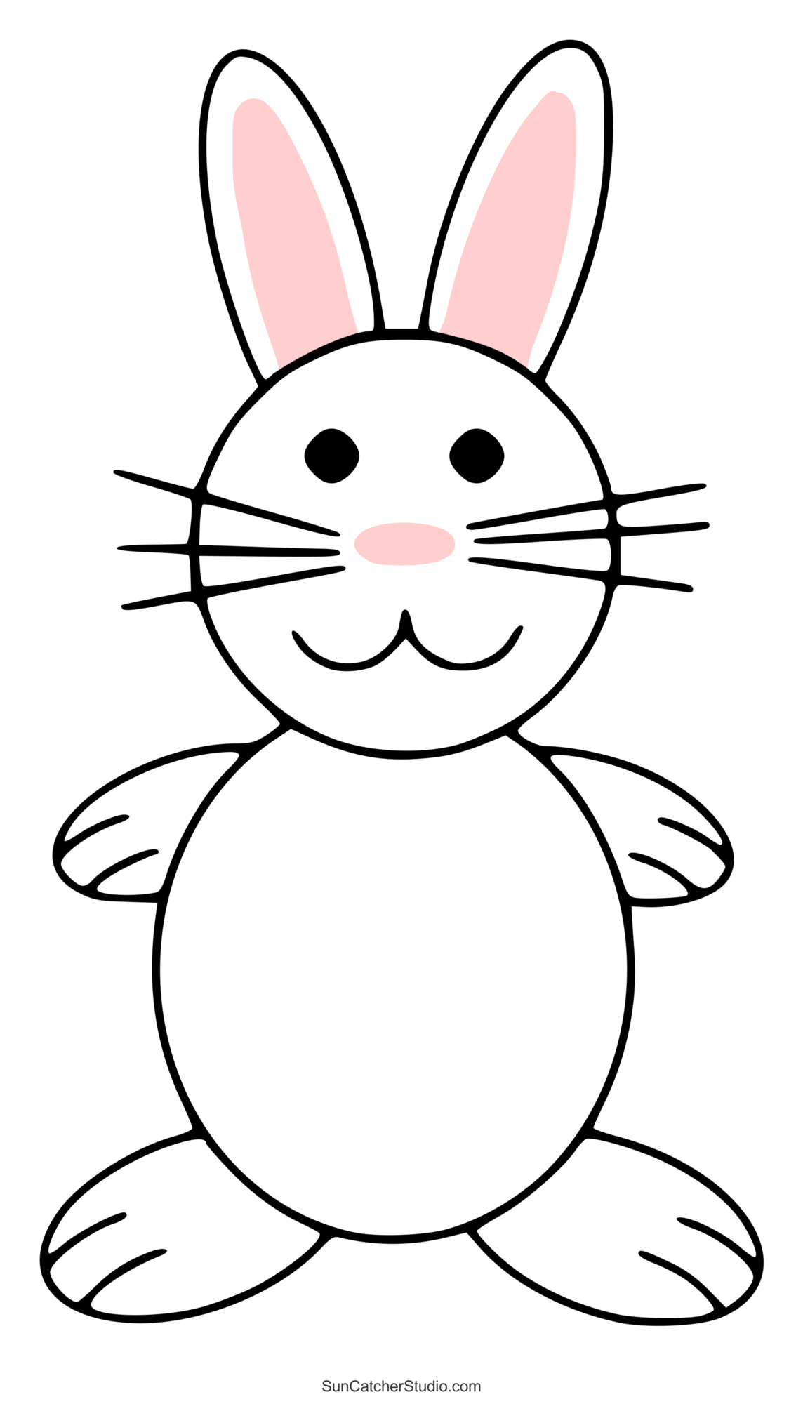 Easter Clip Art Patterns Egg And Bunny Stencils Free Printables Lettering SVG Files Tools Apps