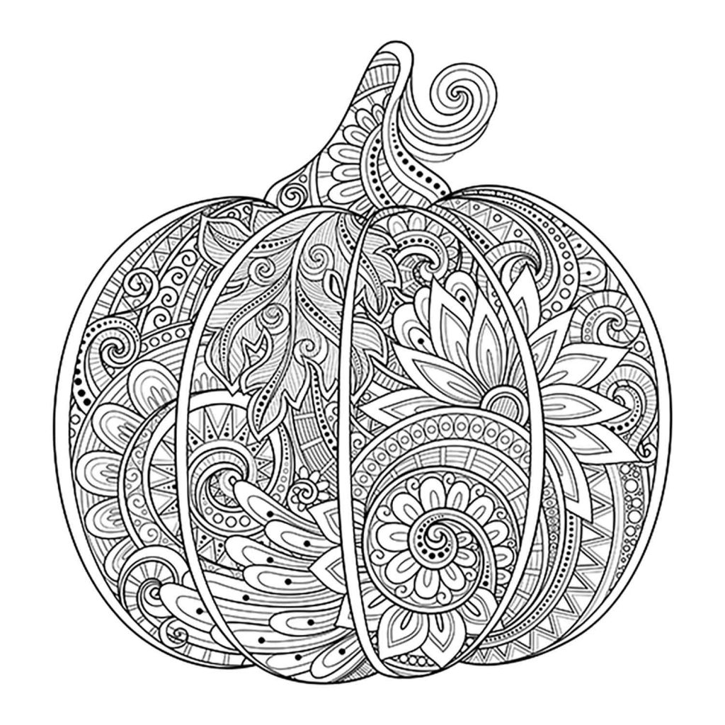 Easy Fall Coloring Page For Seniors Adventures Of A Caregiver