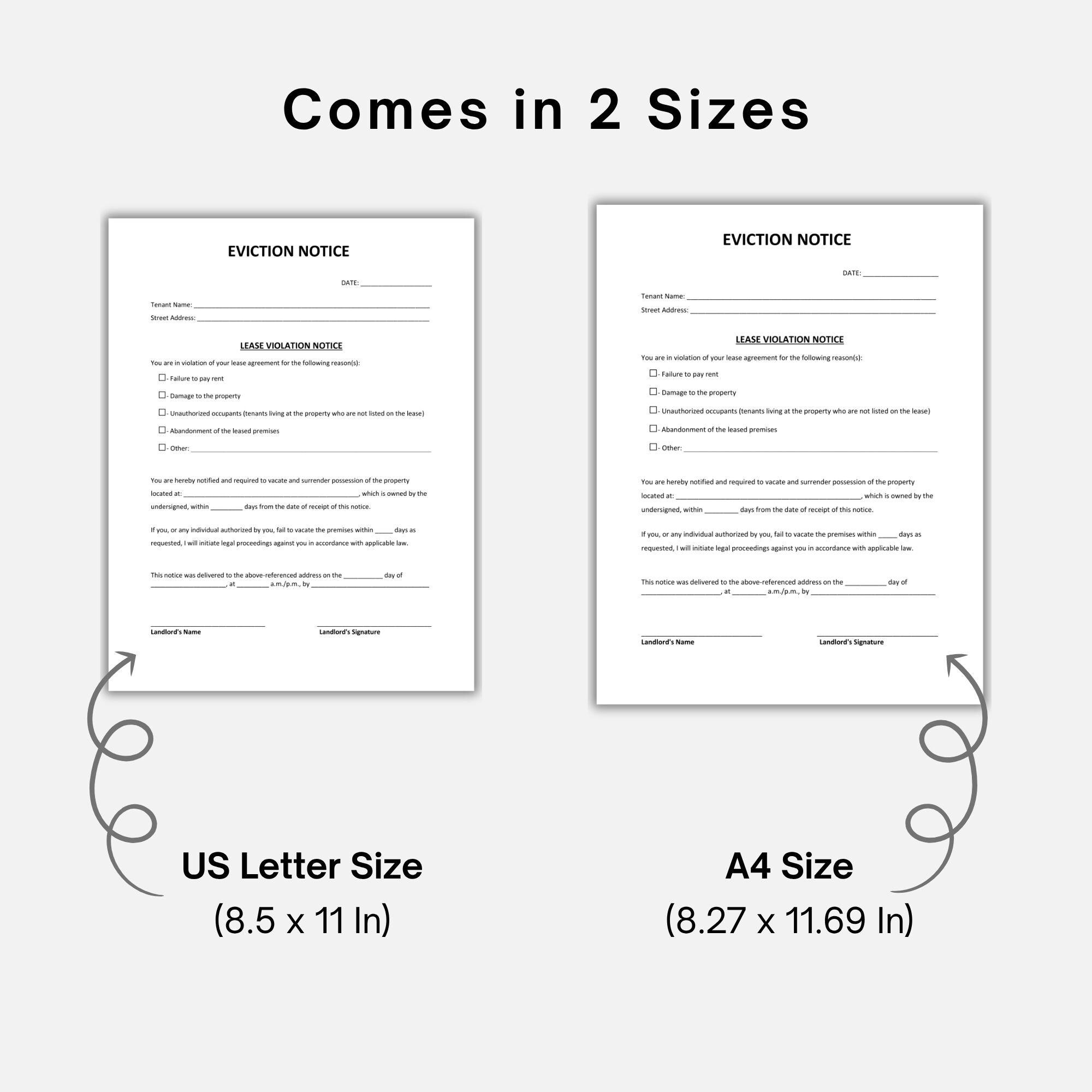 Editable Eviction Notice Template Landlord Notice To Vacate word PDF Google Docs Instant Download Etsy Editable Eviction Notice Template Landlord Notice To Vacate word PDF Google Docs Instant Download Etsy