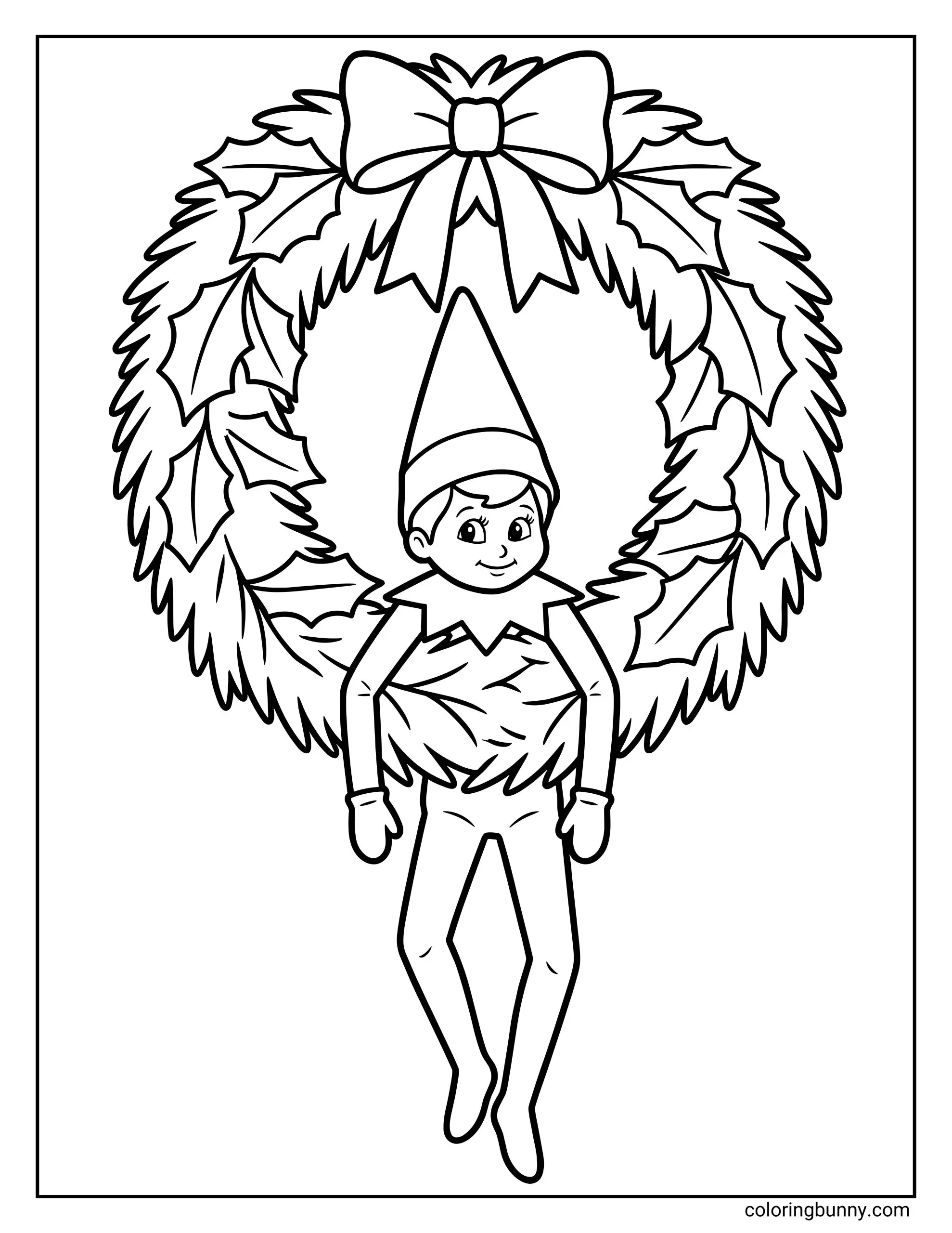 Elf On The Shelf Coloring Pages 30 Free Printable PDFs