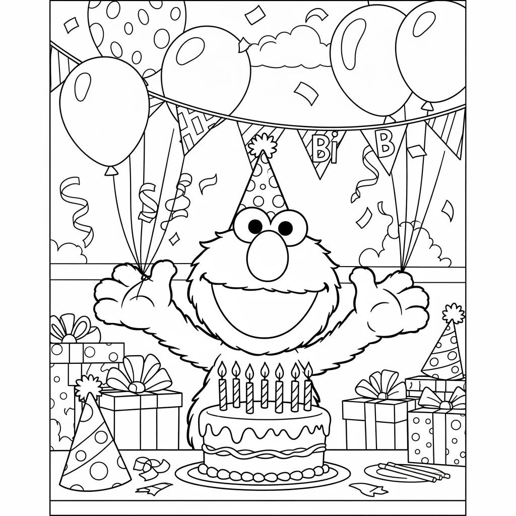 Elmo Colouring Sheets free Printables R coloringhub777
