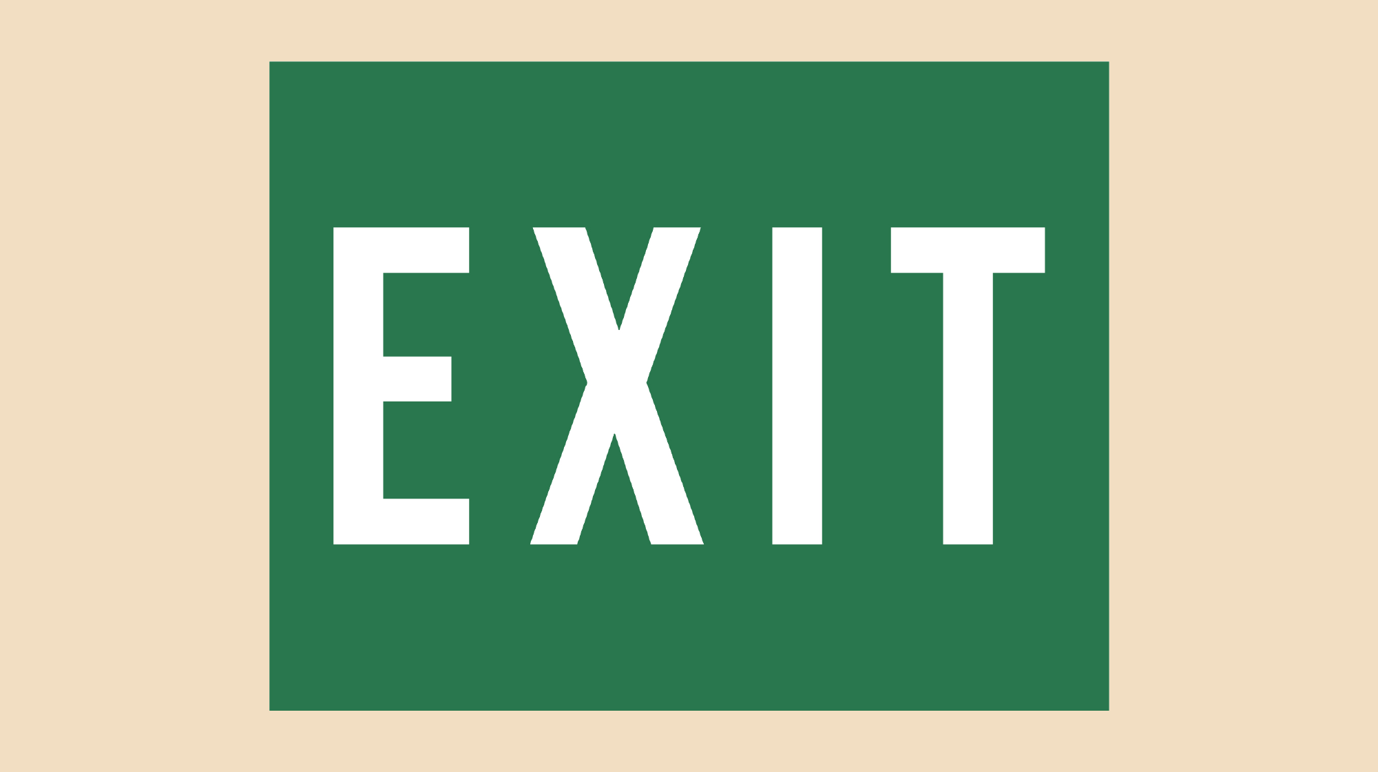 Exit Sign Download Free Printable PDF