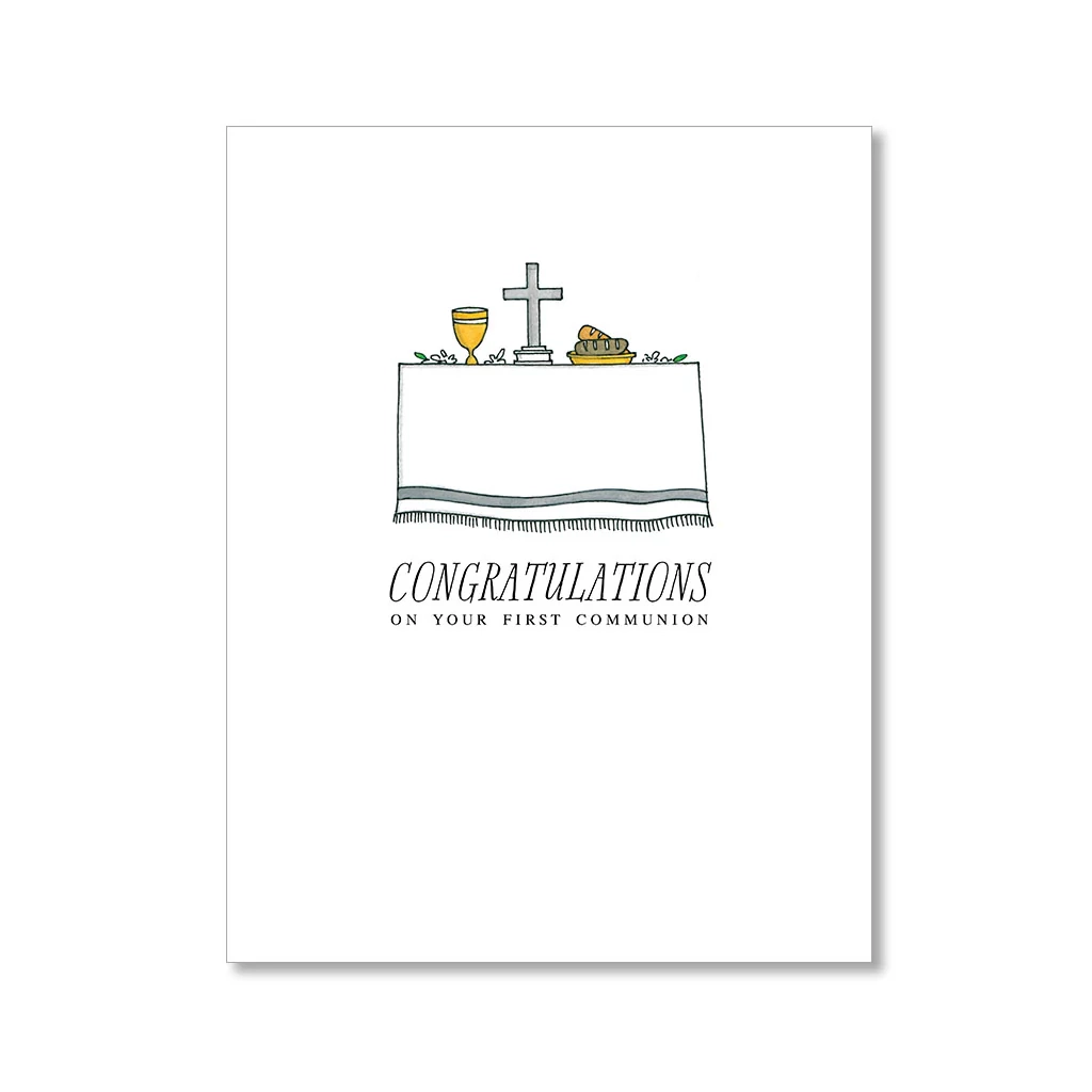 FIRST COMMUNION CONGRATULATIONS CARD LOinLONDON