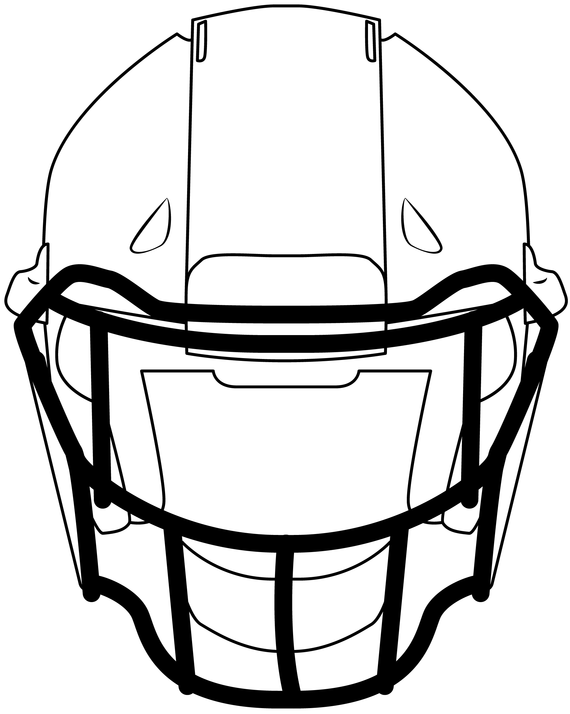 Football Helmet Printable Template Free Printable Paper raft Templates