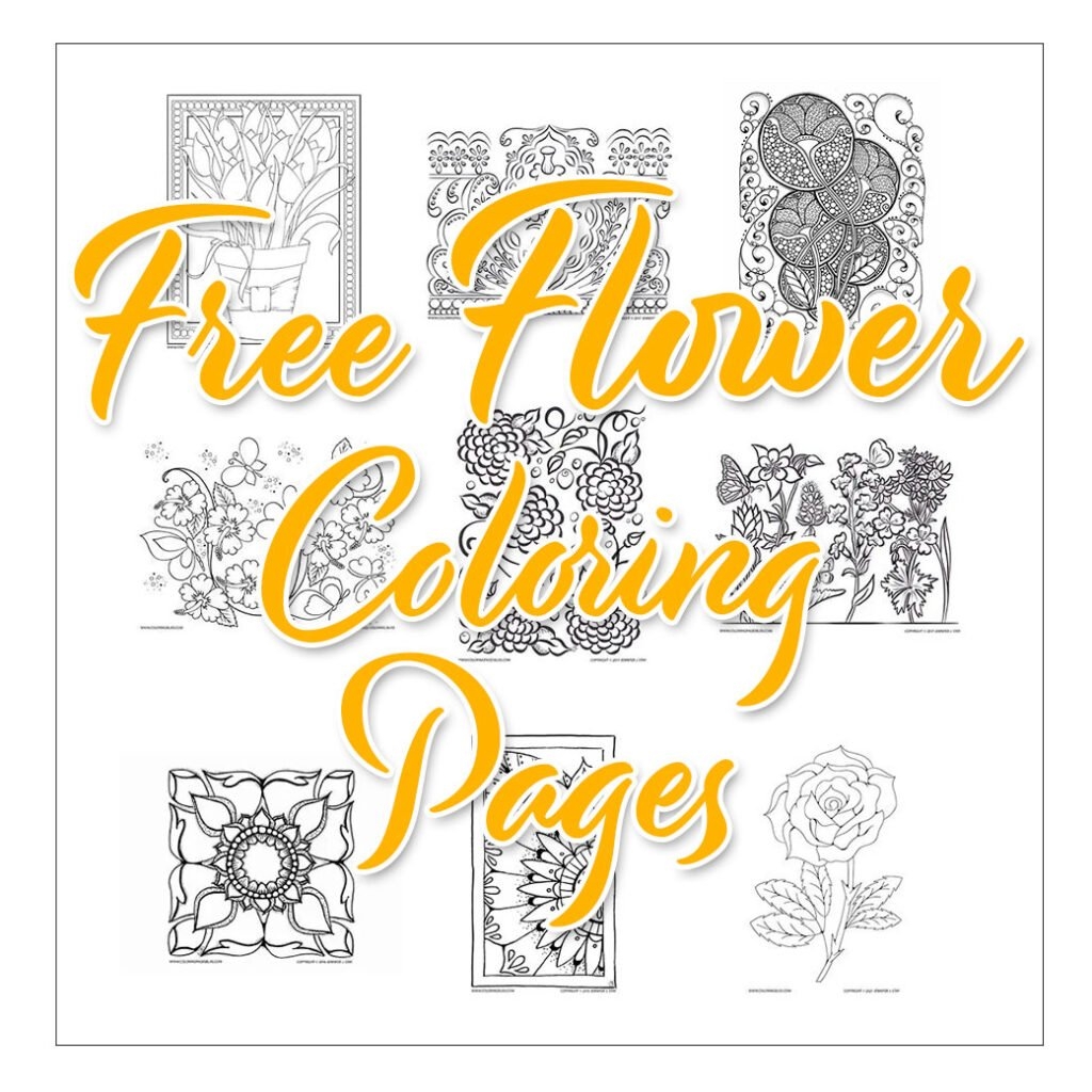 Free Adult Coloring Pages Over 100 Printable PDF Downloads