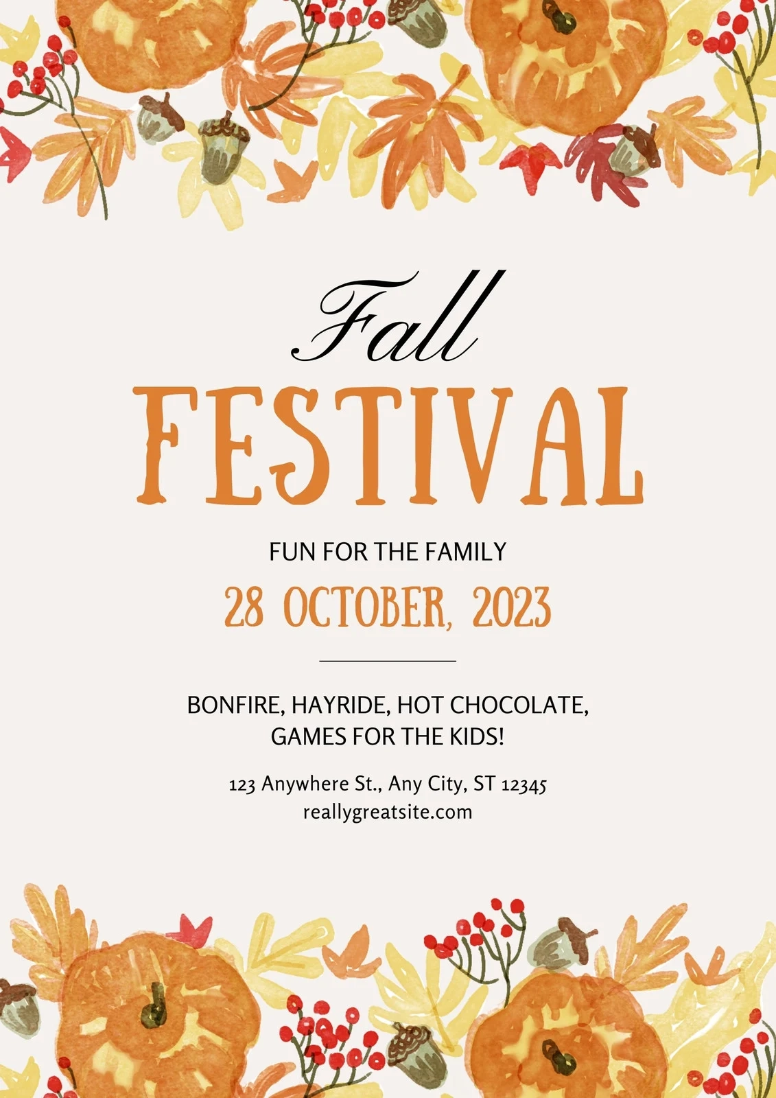 Free And Customizable Fall Templates Canva