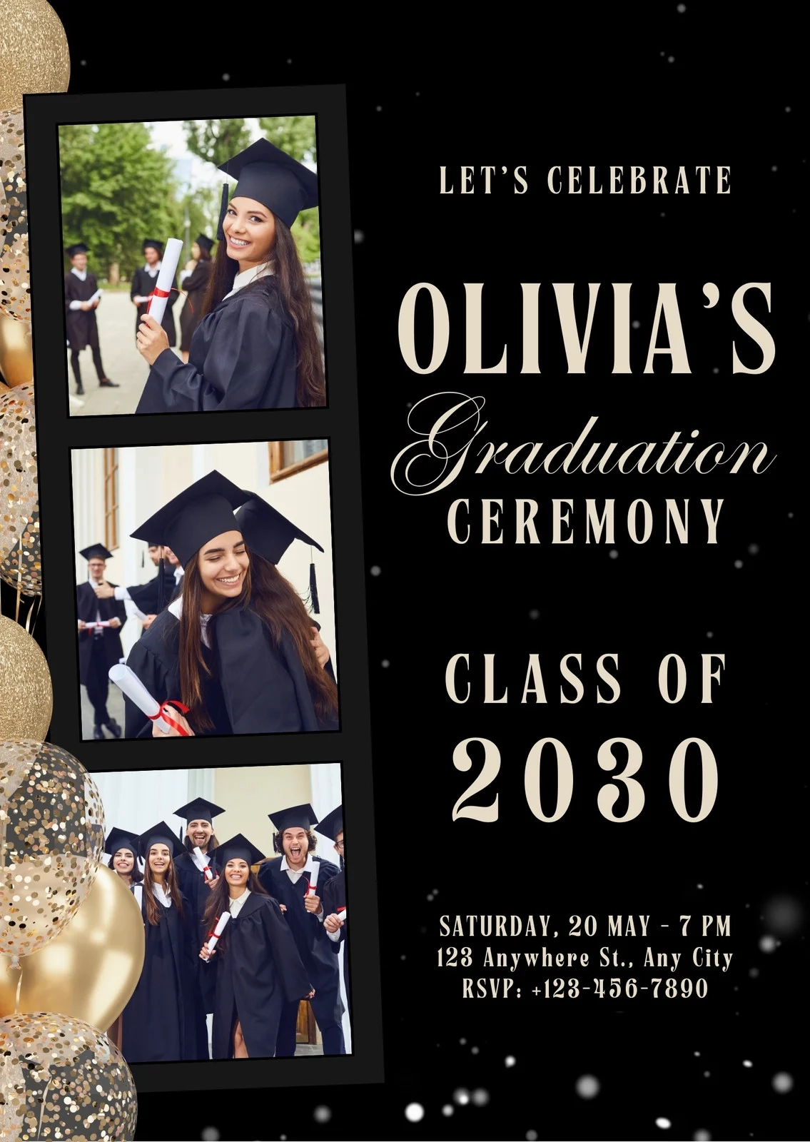 Free And Customizable Graduation Templates Canva