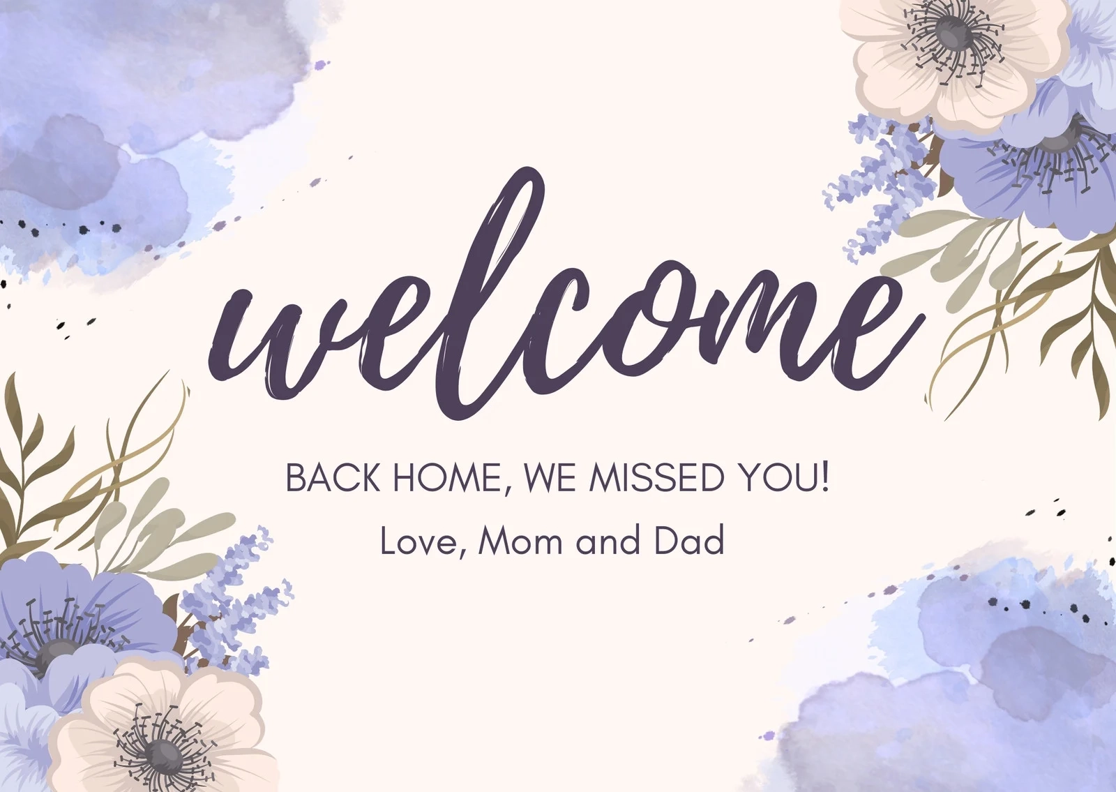 Free And Customizable Welcome Templates Canva