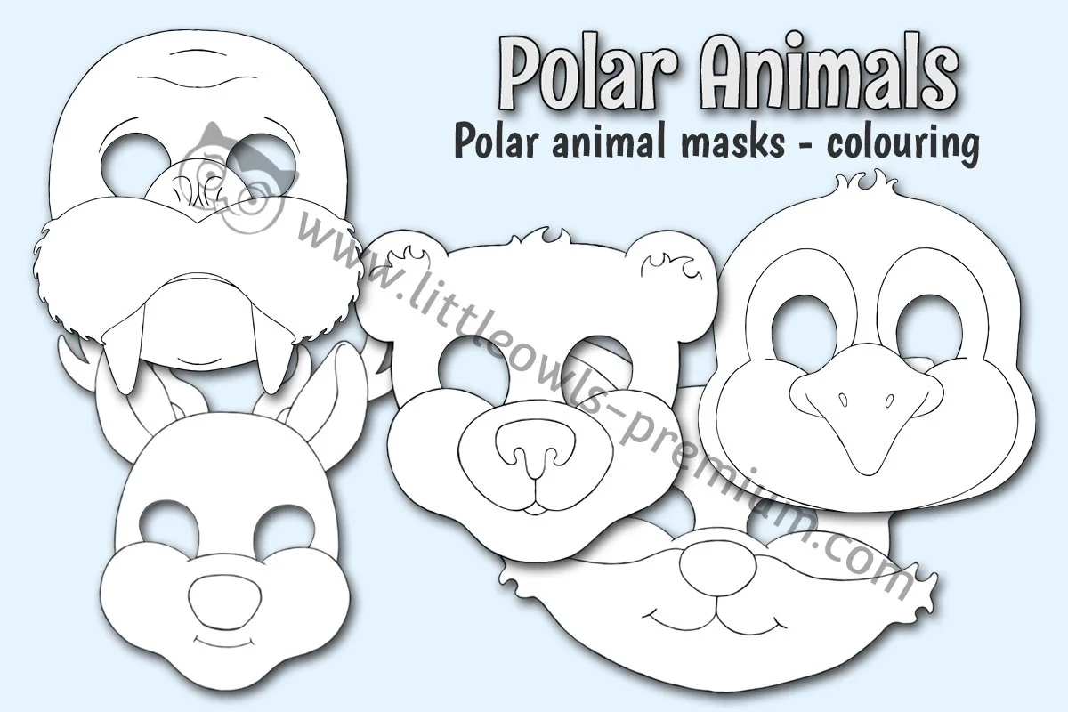 FREE And PREMIUM Printable Role Play Masks Early Years EYFS Preschool Mask Templates Little Owls Resources Free And Premium Early Years Printables