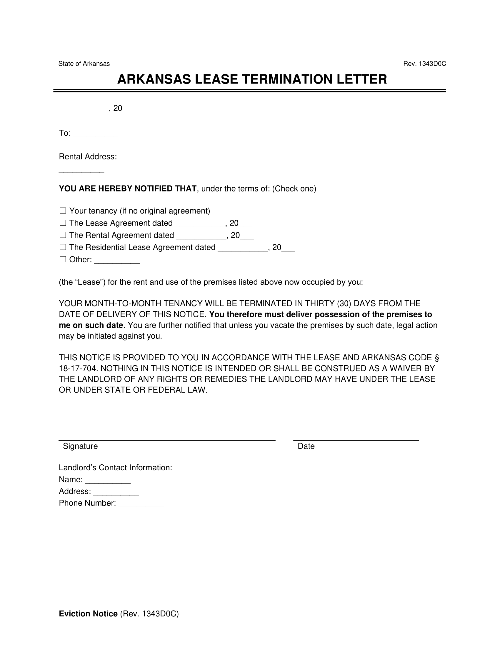 Free Arkansas Eviction Notice Forms 3 14 30 Day Arkansas Eviction Templates Free Arkansas Eviction Notice Forms 3 14 30 Day Arkansas Eviction Templates