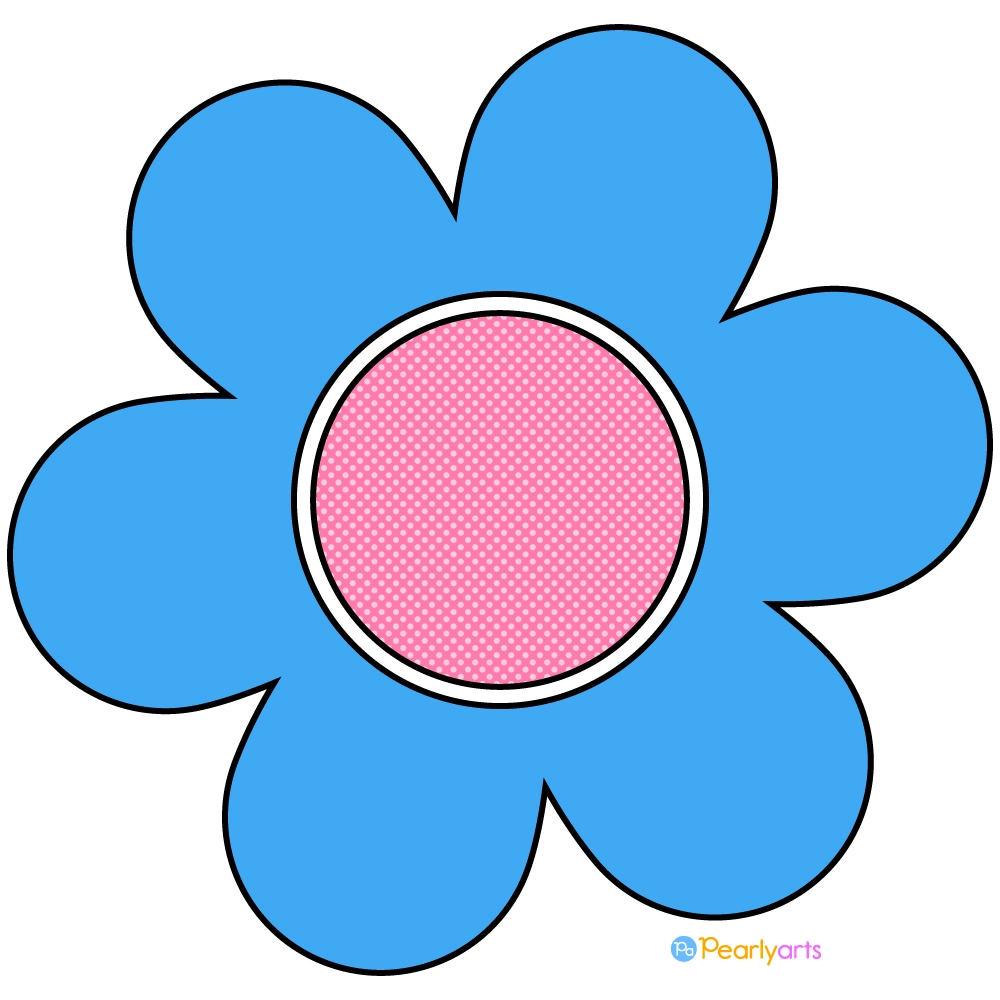 FREE Blue Flower Clipart FREE Download Pearly Arts