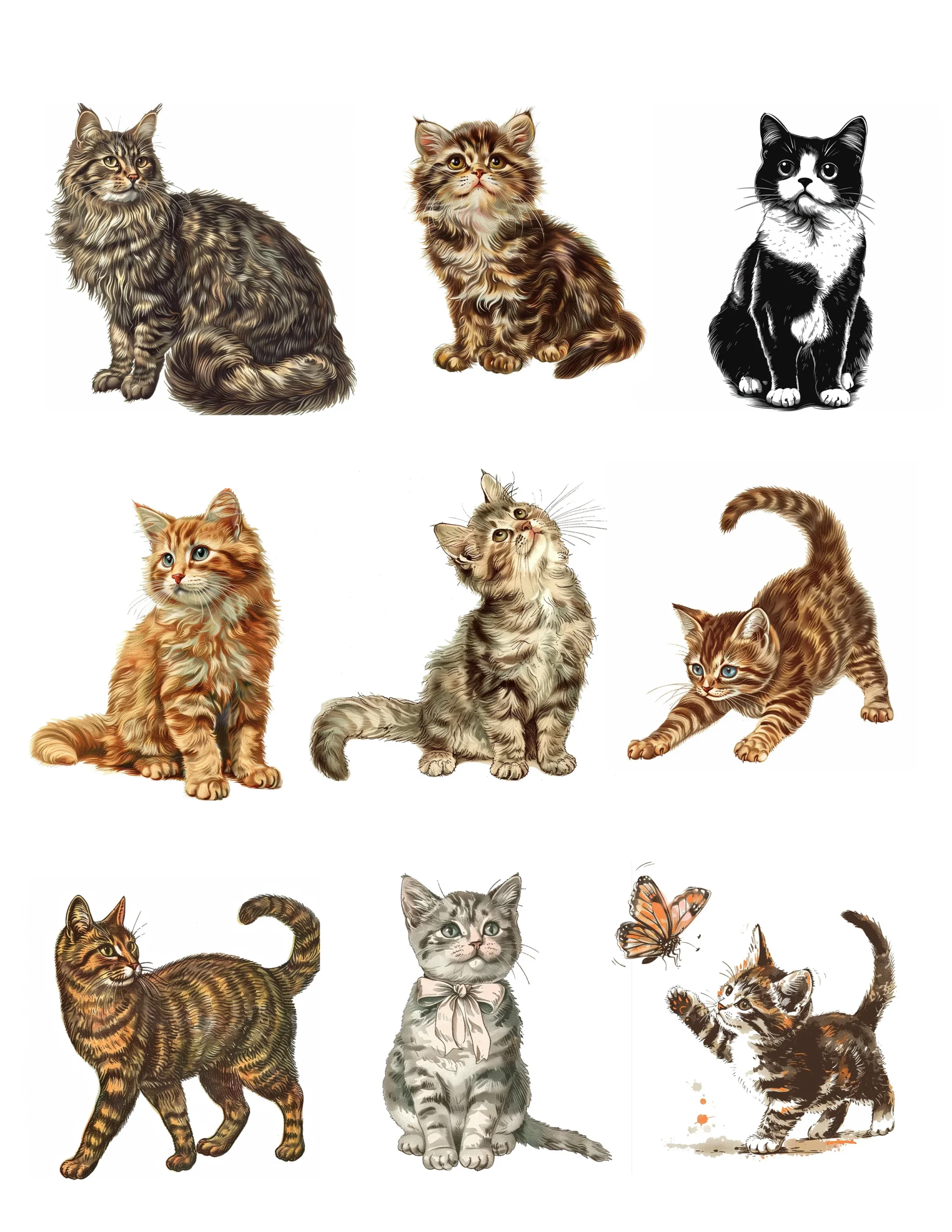 Free Cat Printables Country Mouse Prints