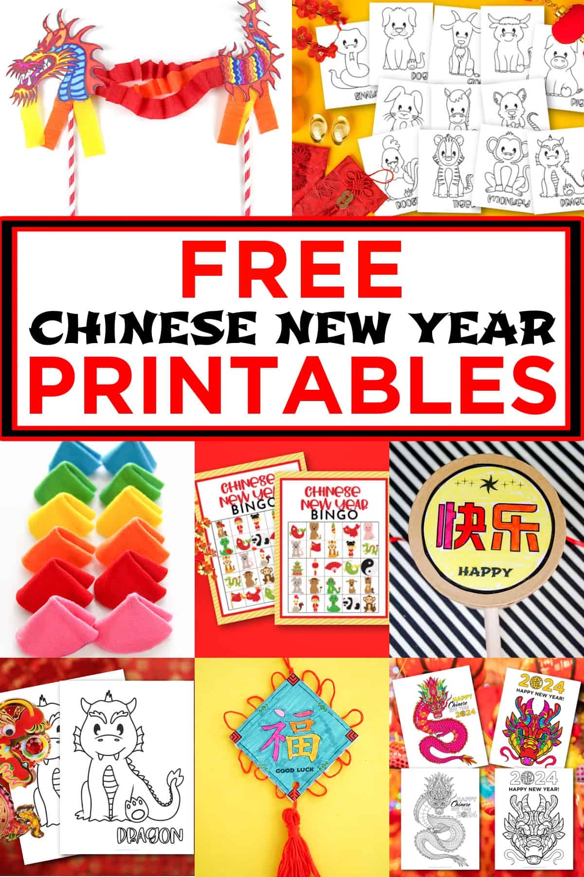 Free Chinese New Year Printables Made With HAPPY