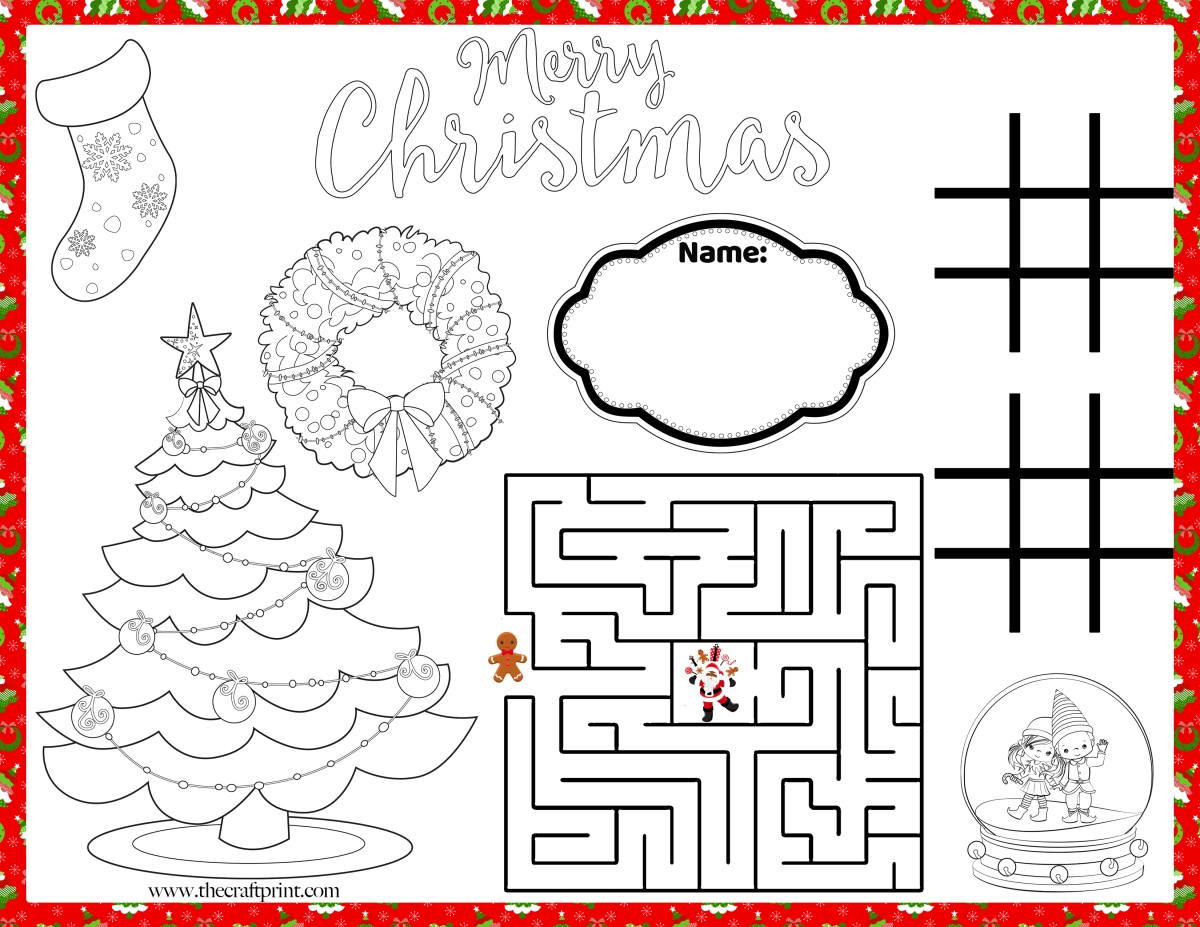 Free Christmas Activity Sheet