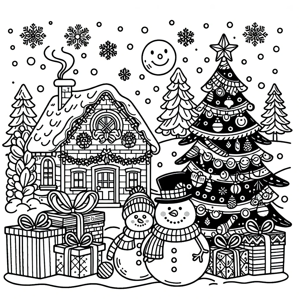 Free Christmas Coloring Pages Custom Paint By Numbers
