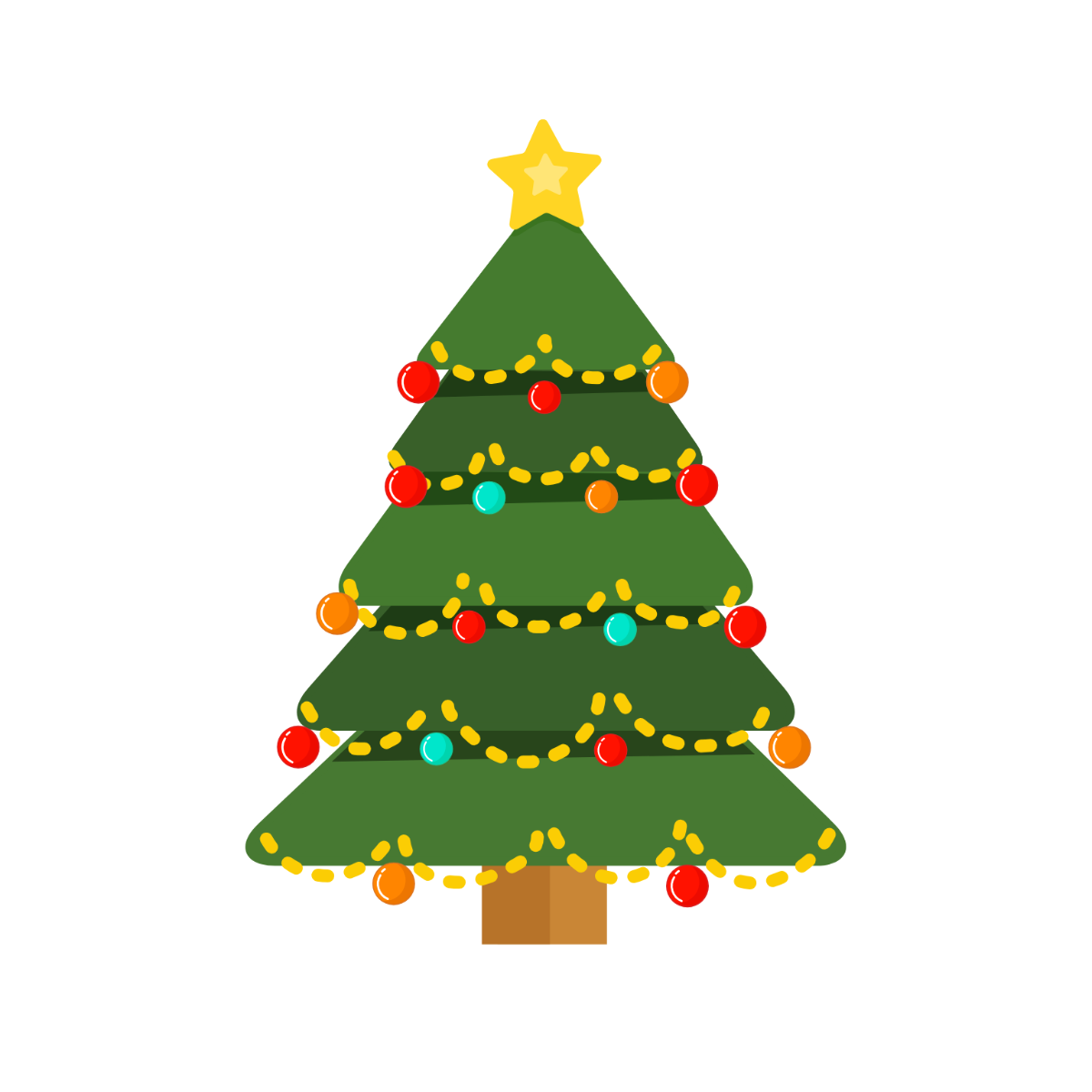 Free Christmas Tree Vector Clipart PNG SVG To Edit Online