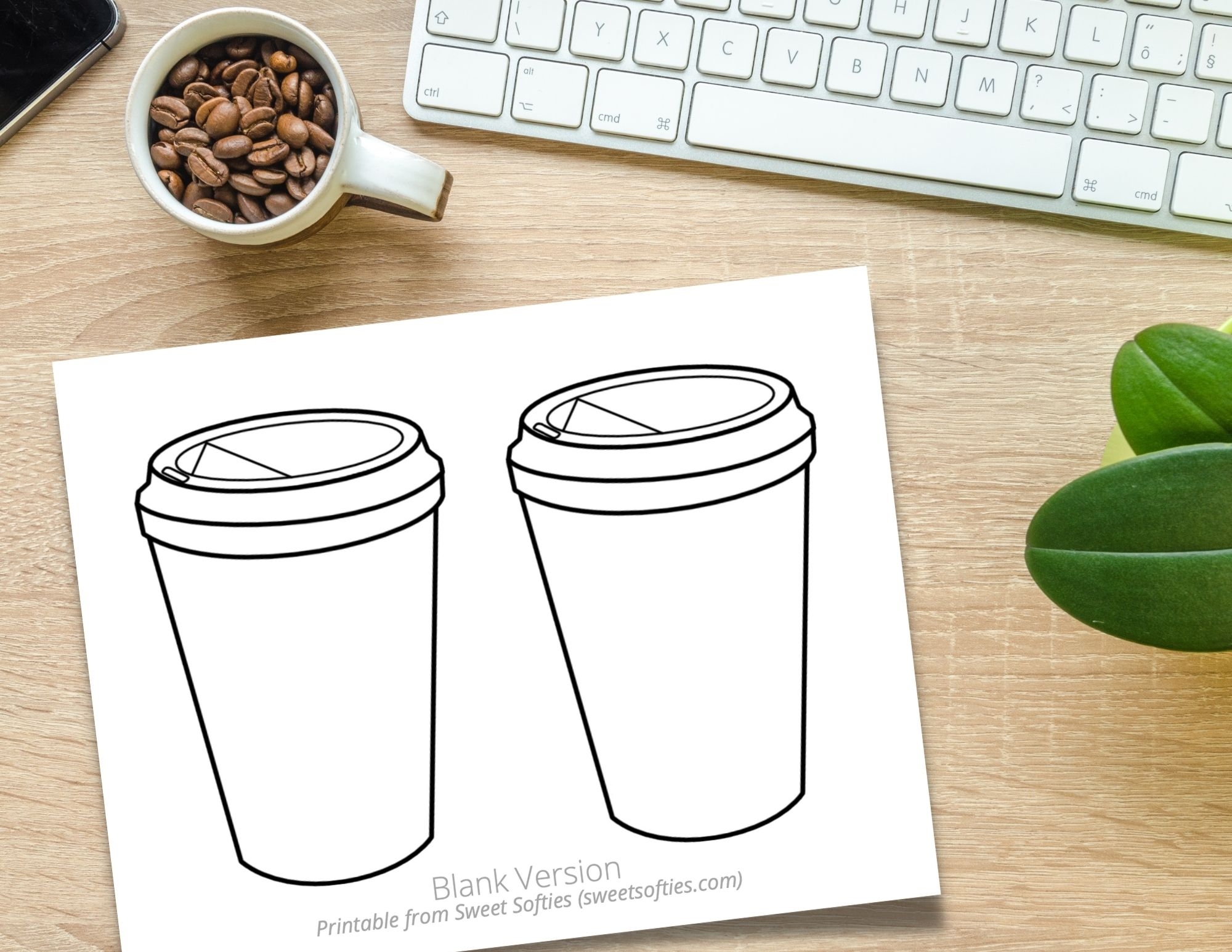 Free Coffee Cup Printable For Crochet Knit Coffee Sleeves Sweet Softies