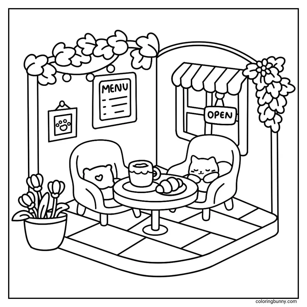Free Cozy Coloring Pages 96 Printable PDFs 