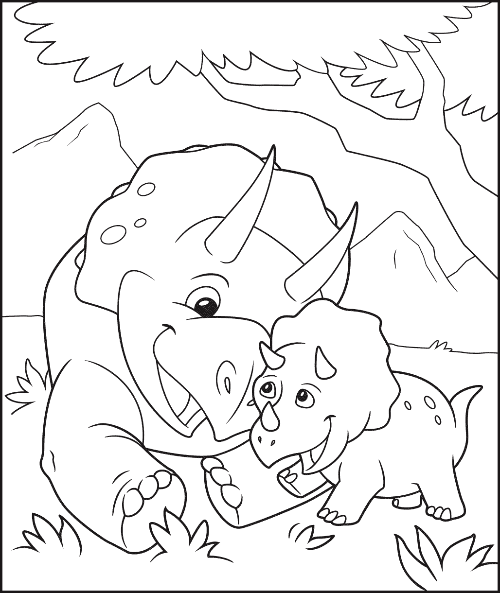 Free Crayola Dinosaur Kids Coloring Pages