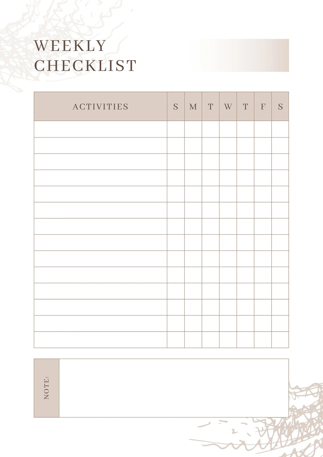 Free Custom Downloadable Checklist Templates Canva