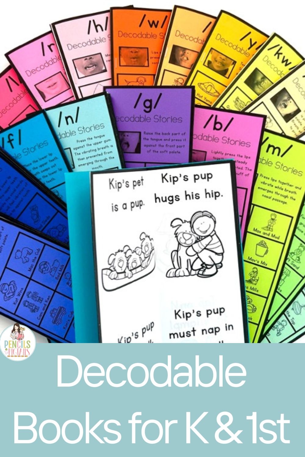 Free Decodable Books For Kindergarten Pencils To Pigtails