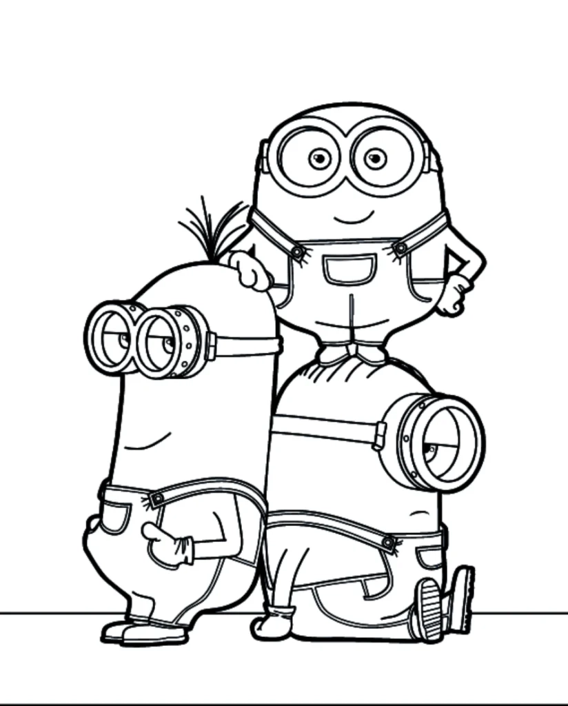 FREE Despicable Me 2 Coloring Pages Jinxy Kids
