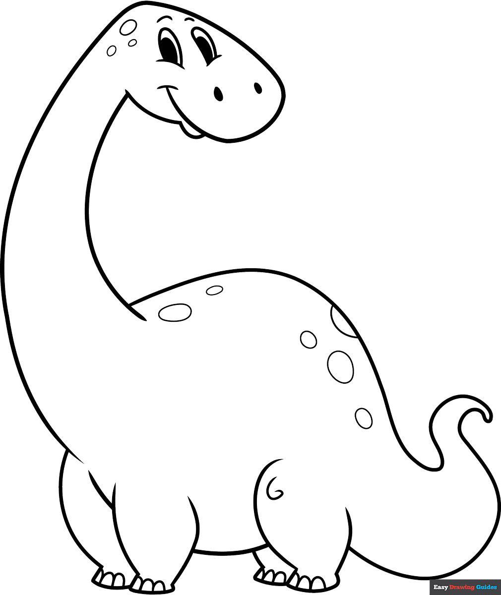 Free Dinosaur Coloring Pages For Kids 23 Printable Sheets