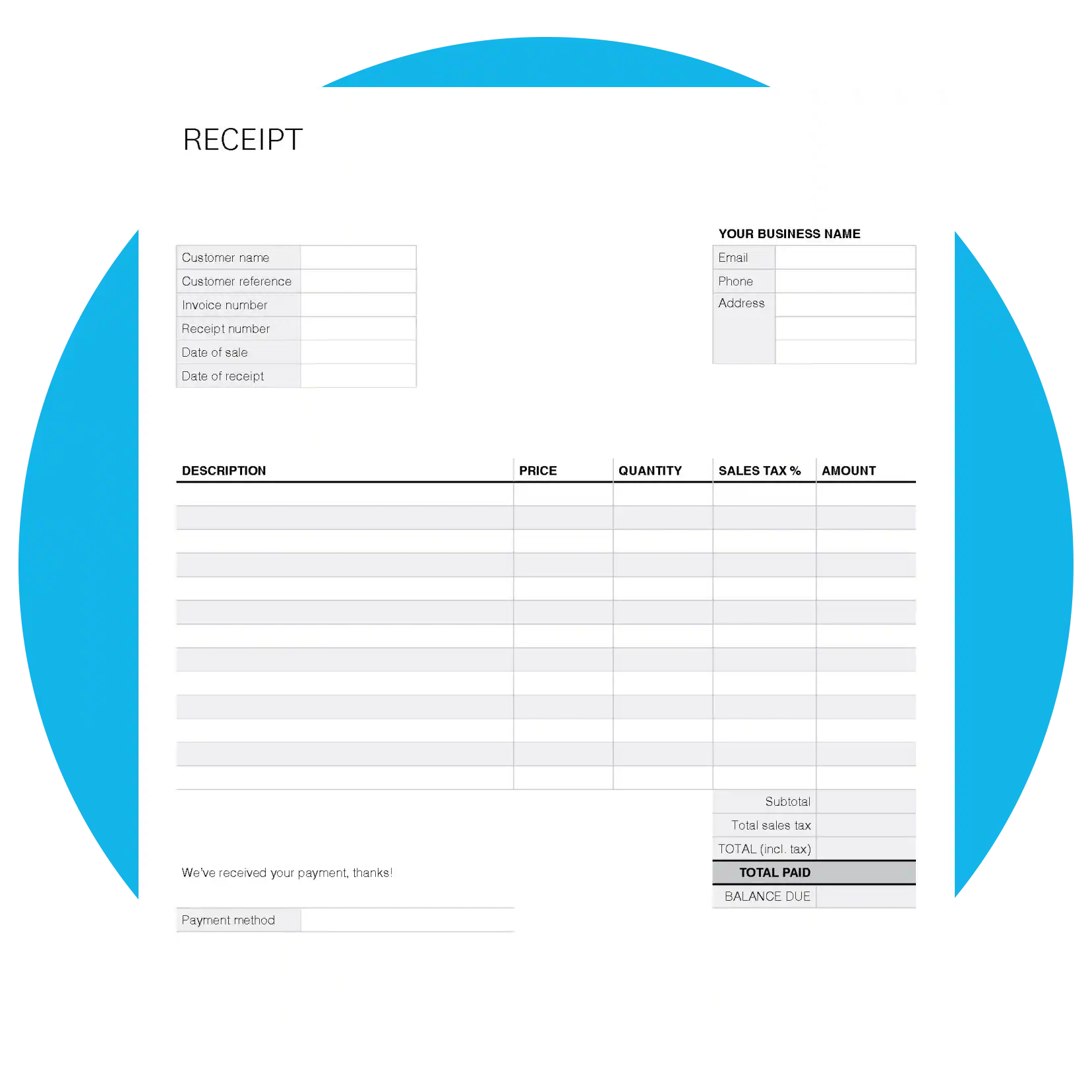 Free Donation Receipt Template Xero US