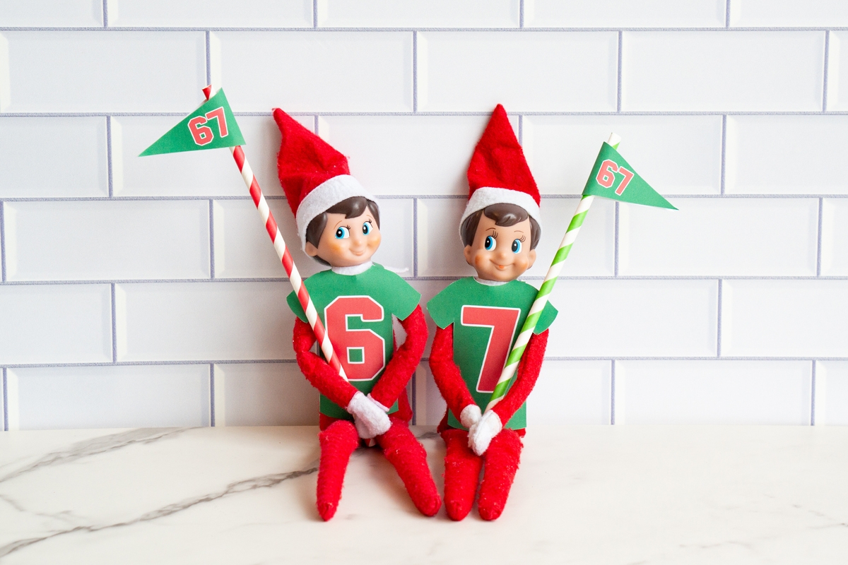Free Funny 6 7 Elf On The Shelf Printables Notes Included 