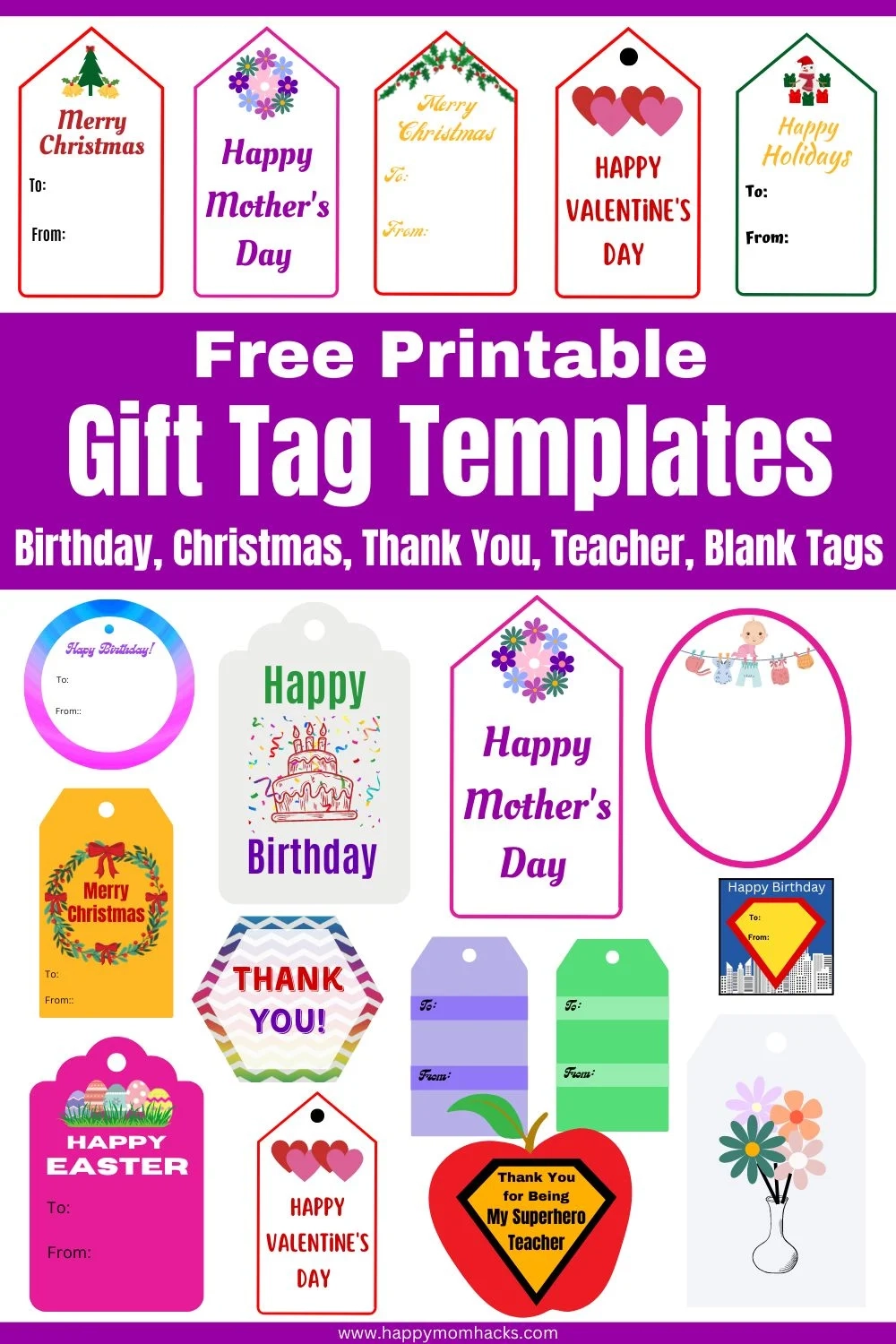 Free Gift Tag Printables For Every Occasion