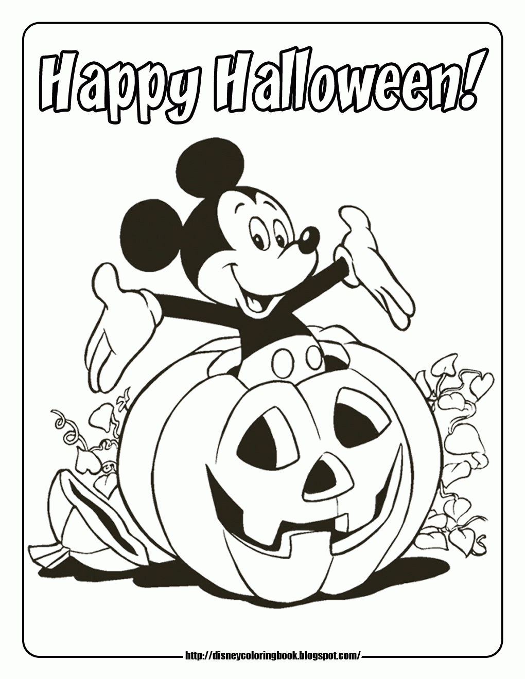 Free Halloween Mickey Mouse Coloring Pages Download Free Halloween Mickey Mouse Coloring Pages Png Images Free ClipArts On Clipart Library
