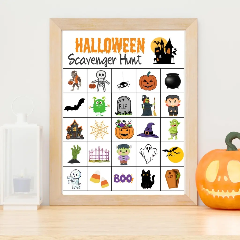 Free Halloween Scavenger Hunt Printable For Kids Made In A Pinch