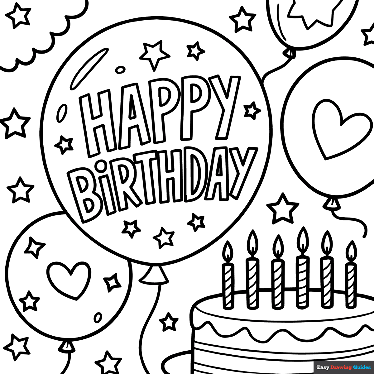 Free Happy Birthday Coloring Pages For Kids 20 Printable Sheets Free Happy Birthday Coloring Pages For Kids 20 Printable Sheets