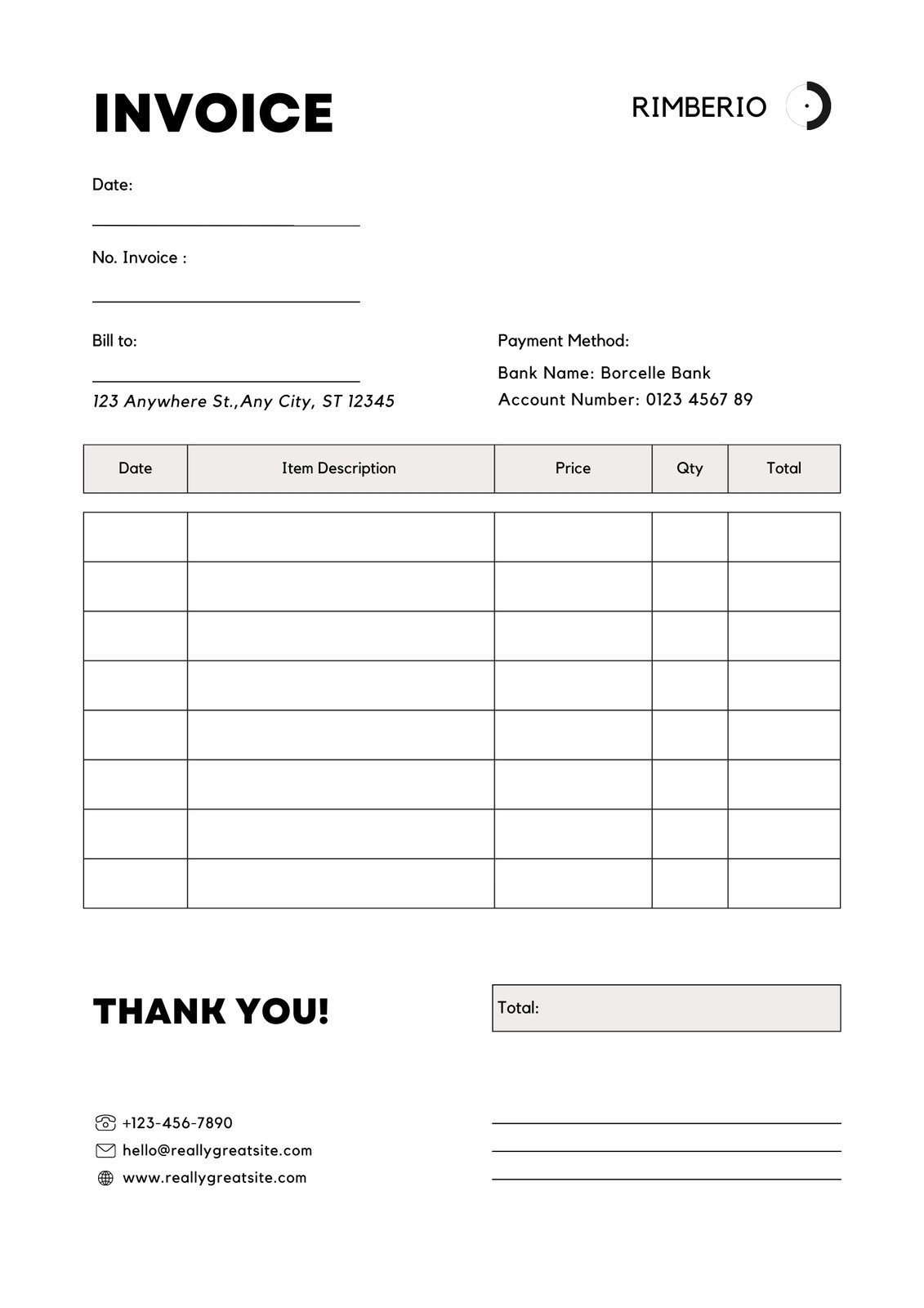Free Invoice Generator Free Invoice Templates Worksheets Library