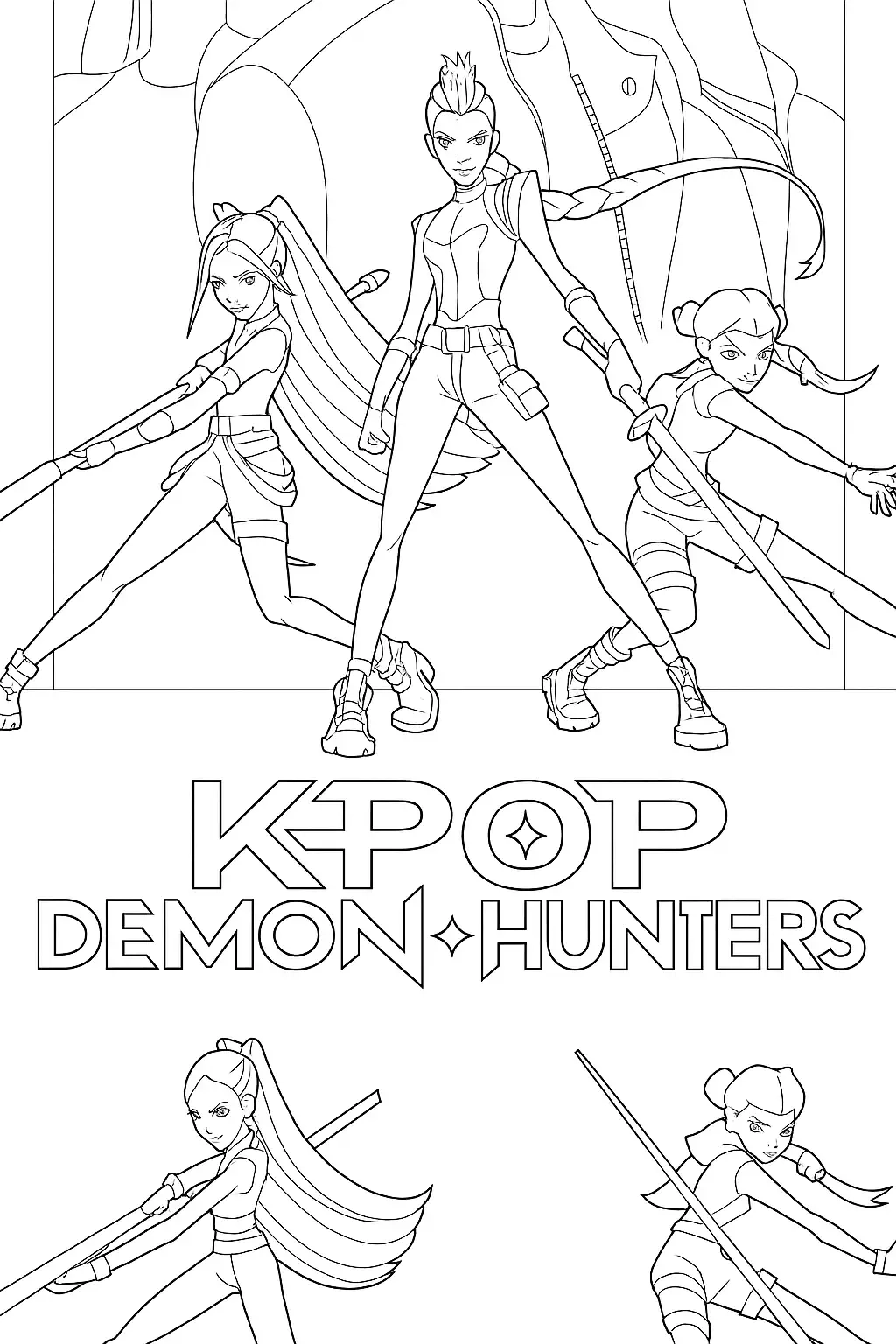 Free Kpop Demon Hunters Coloring Pages Generator 75 Kpop Demon Hunters Coloring Pages To Download
