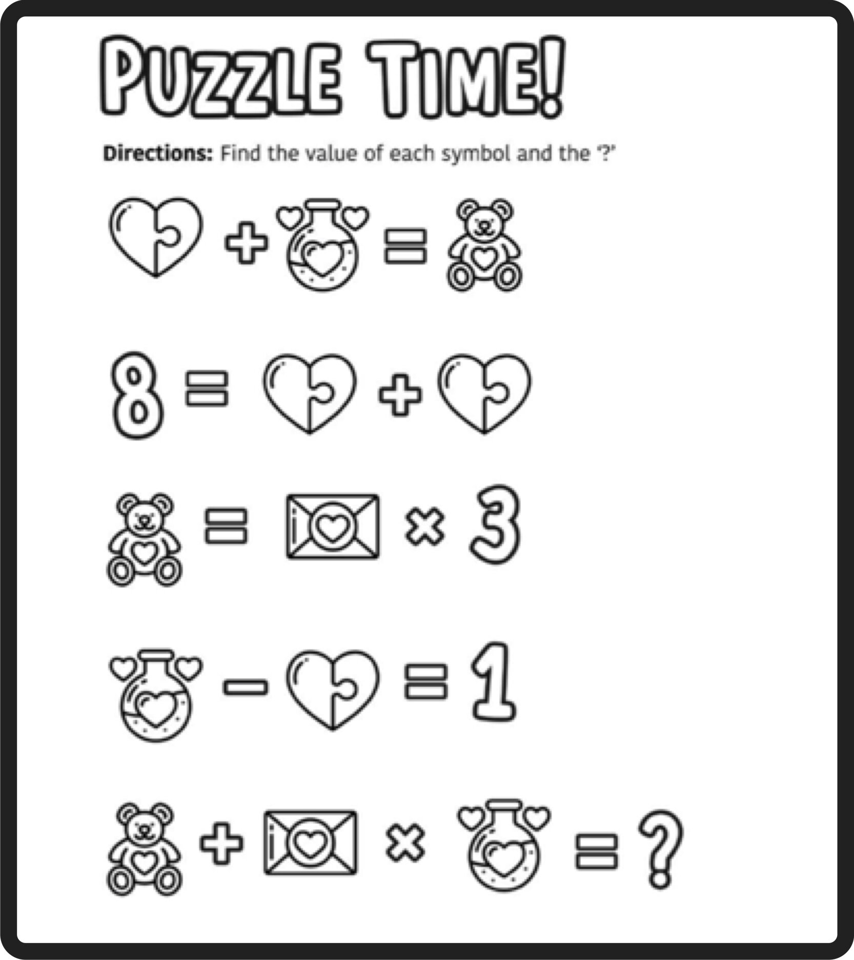 Free Math Puzzles Mashup Math Worksheets Library