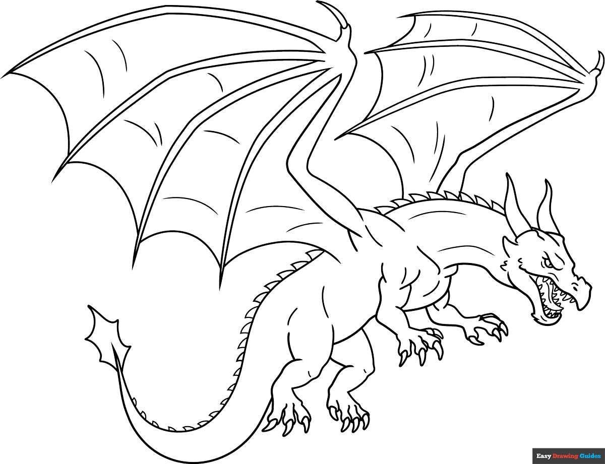Free Mythical Creatures Coloring Pages For Kids 41 Printable Sheets