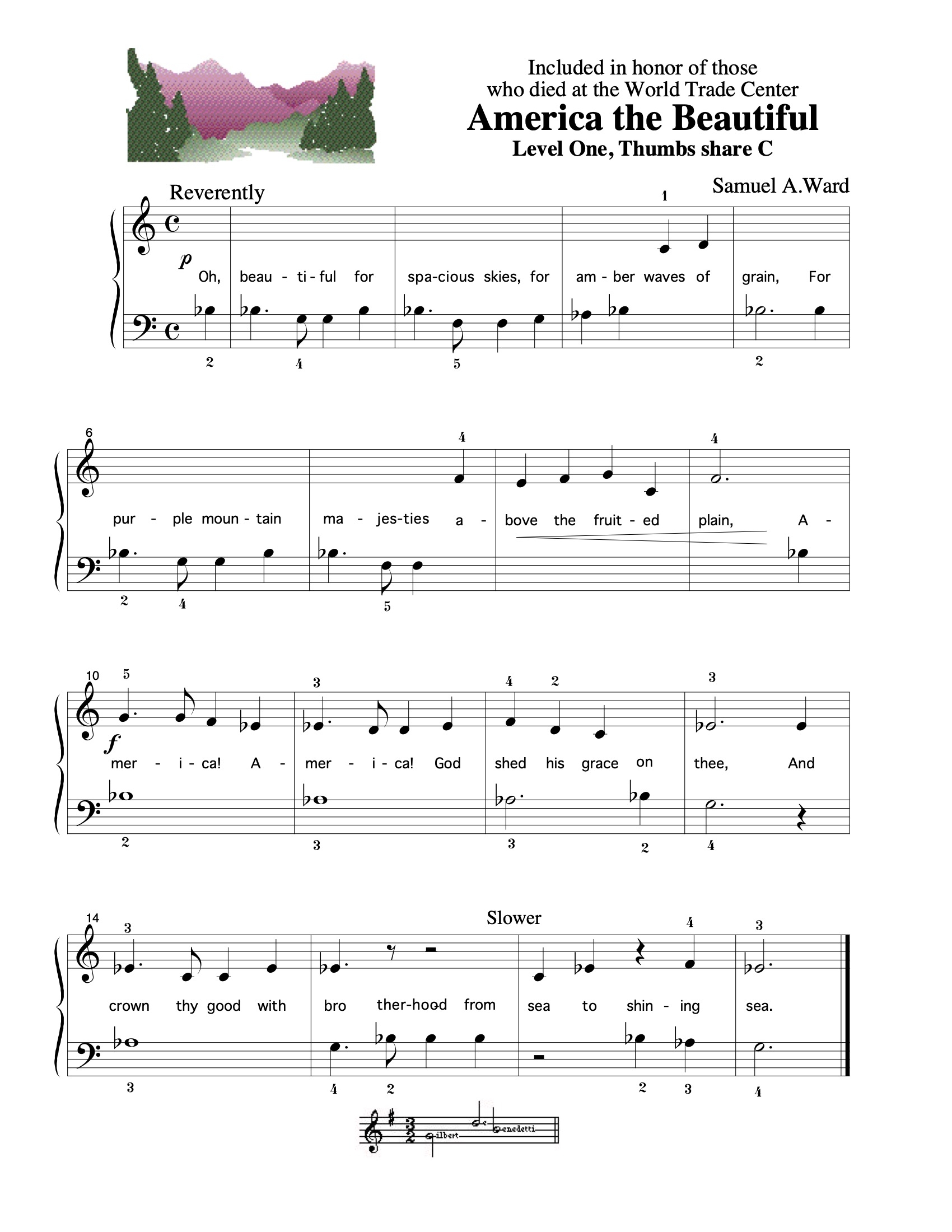 Free Piano Music Level One