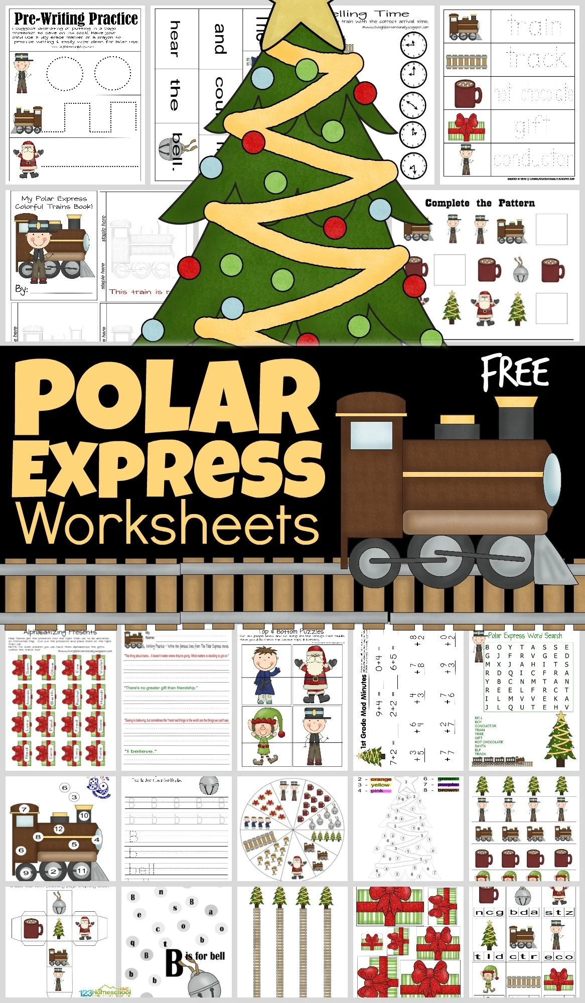 FREE Polar Express Worksheets