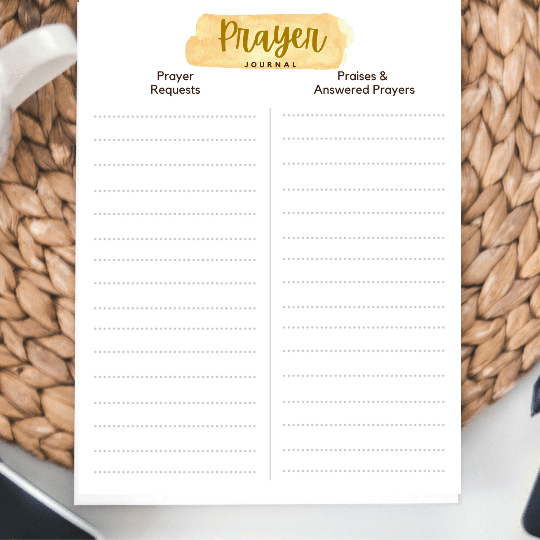 Free Prayer Journal Pages Free Prayer Journal Pages