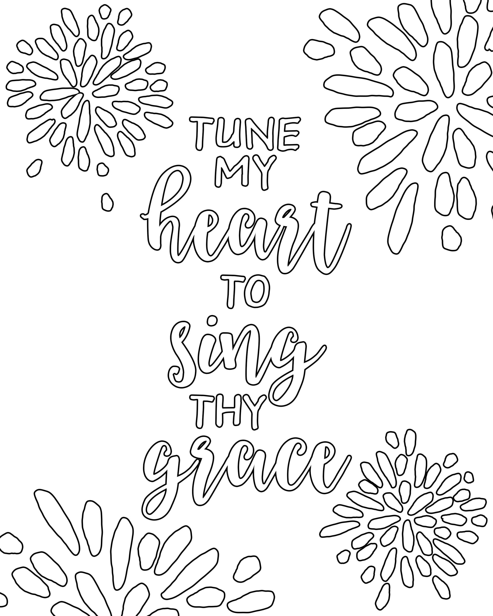 Free Printable Adult Coloring Pages Hymns Scripture Our Handcrafted Life